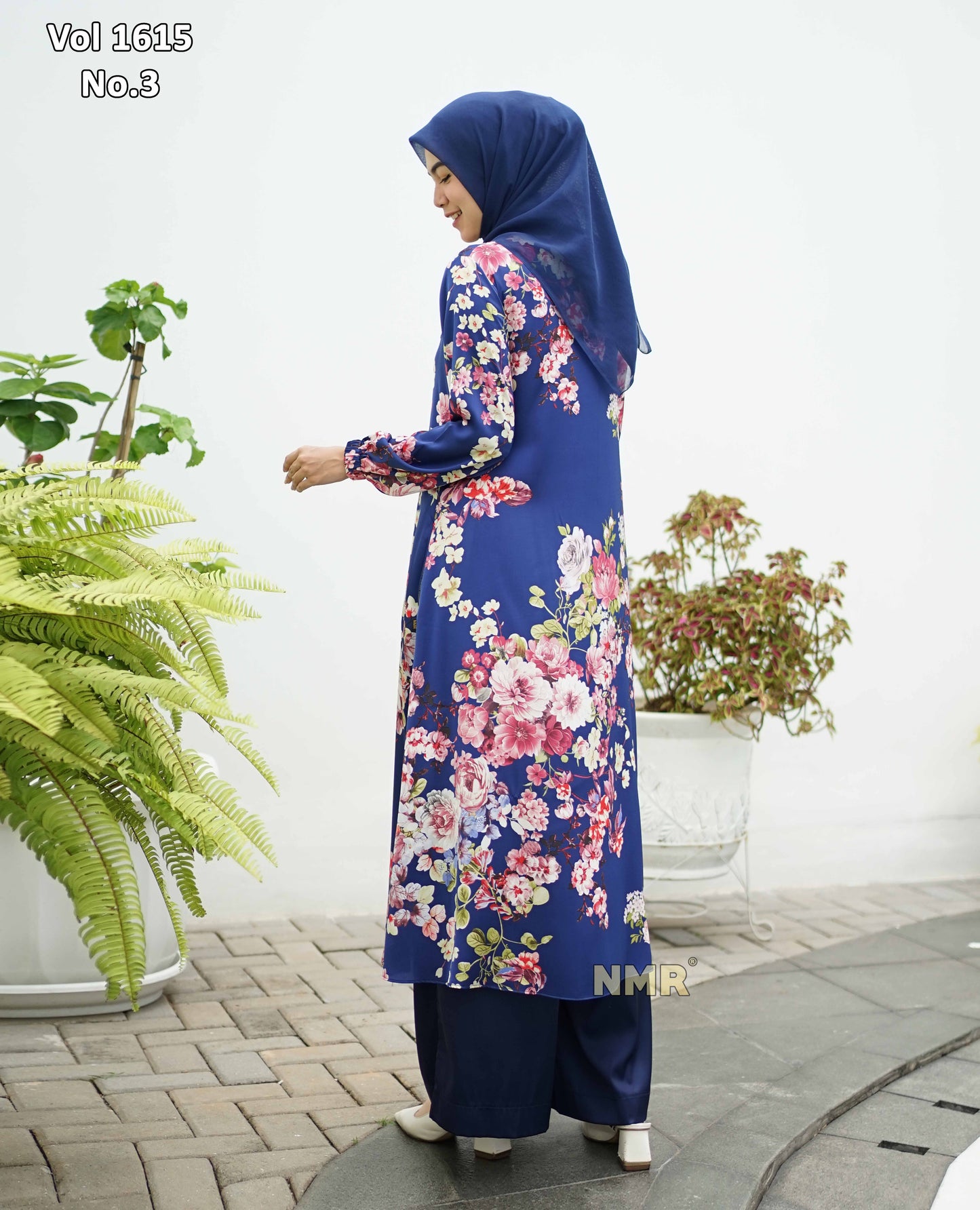 NMR Setelan Kulot Tunik Armn Silk Vol 1615-3