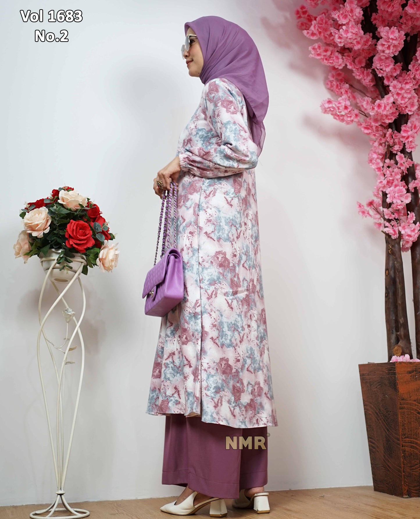 NMR Setelan Celana Tunik Manggo Stretch Vol 1683-2