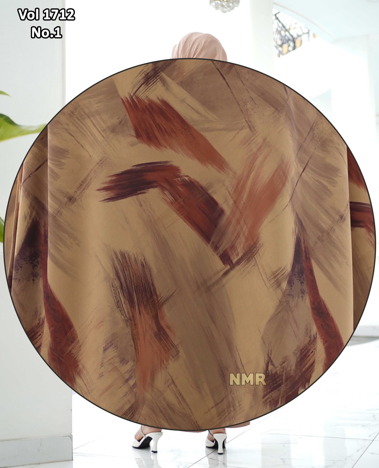 NMR Setelan JUMBO Kulot Tunik Armn Silk Vol 1712-1