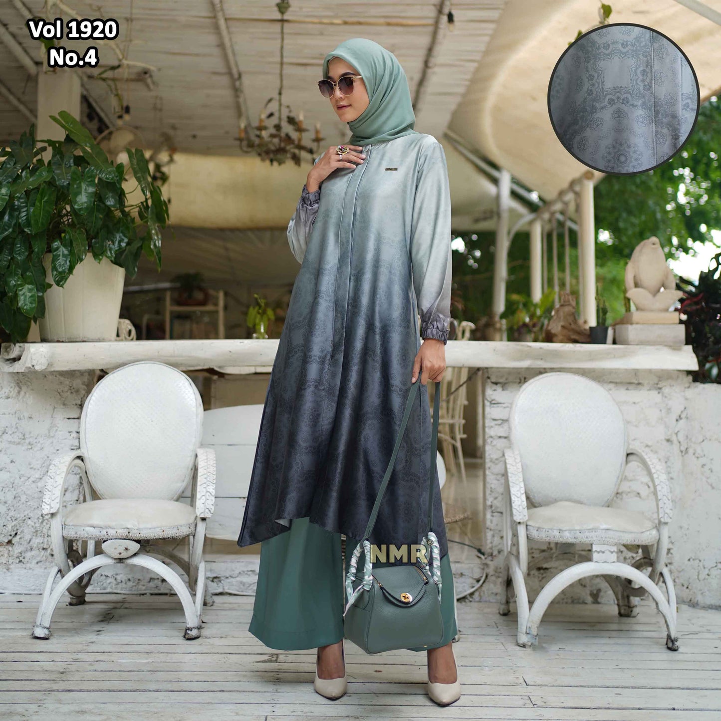 NMR Setelan Kulot Tunik Armn Silk Vol 1920-4