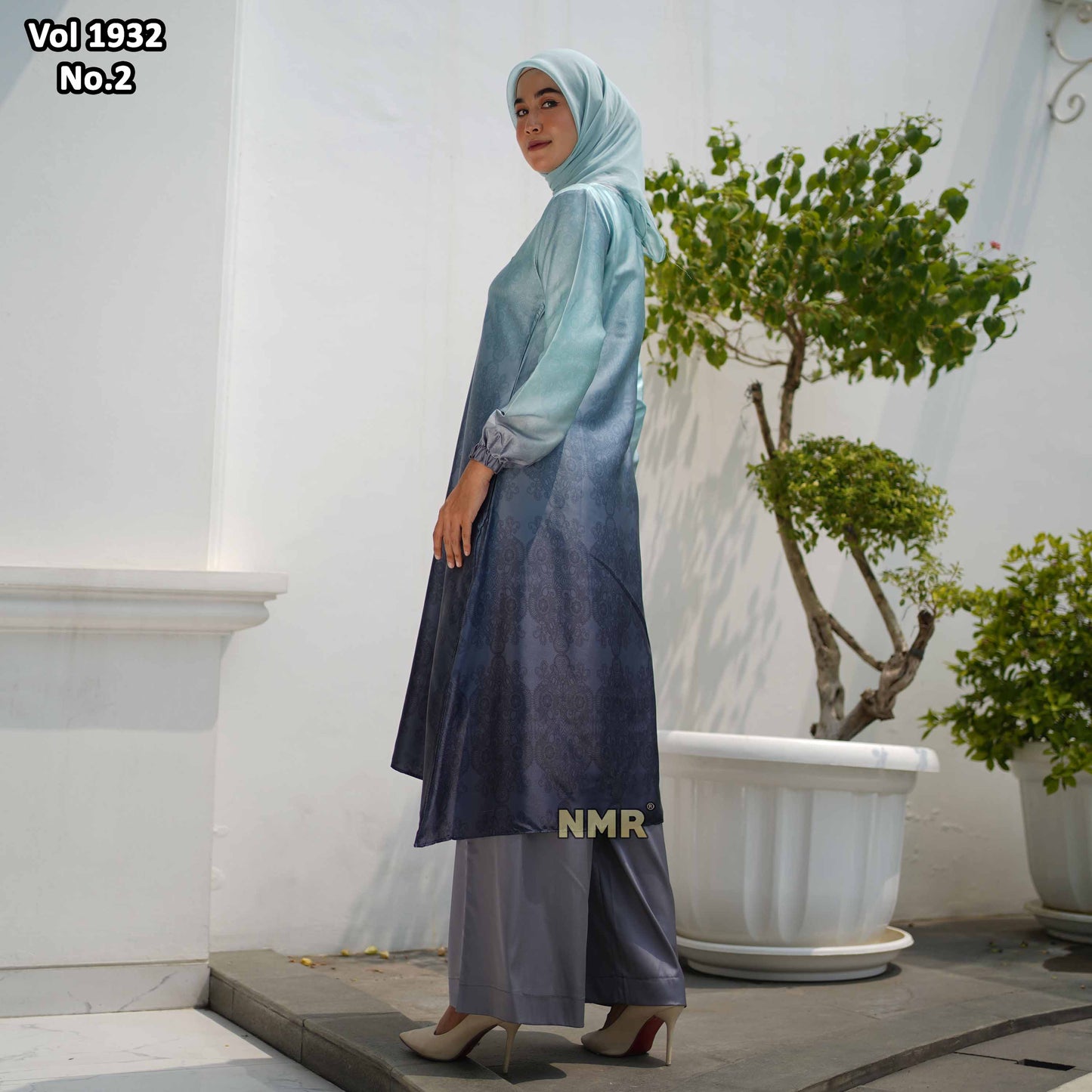 NMR Setelan Kulot Tunik Armn Silk Vol 1932-2