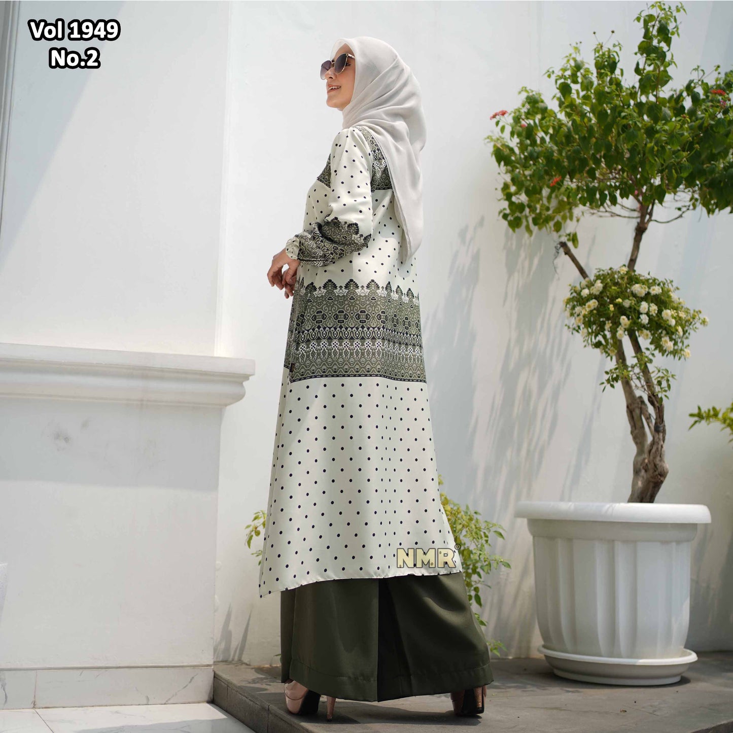 NMR Setelan Celana Kulot Tunik MS Vol 1949-2