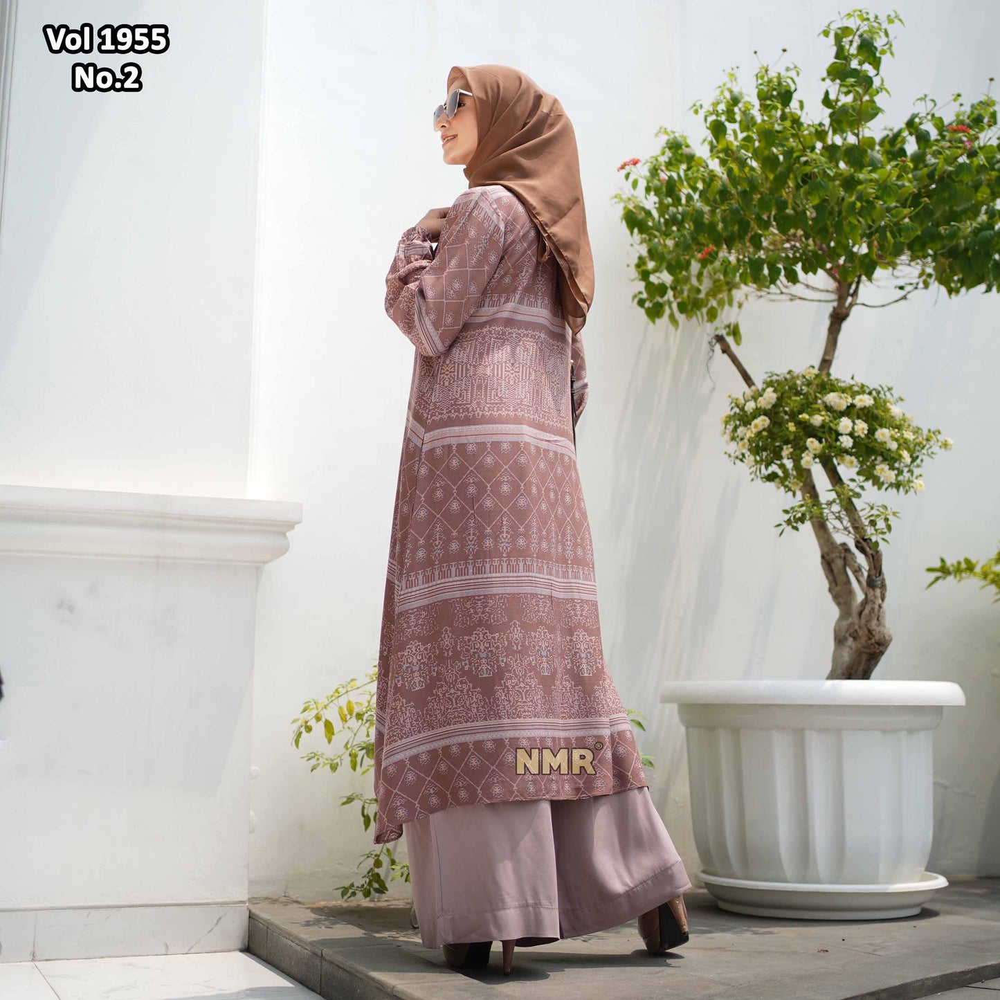 NMR Setelan Celana Tunik Rayon D Vol 1955-2