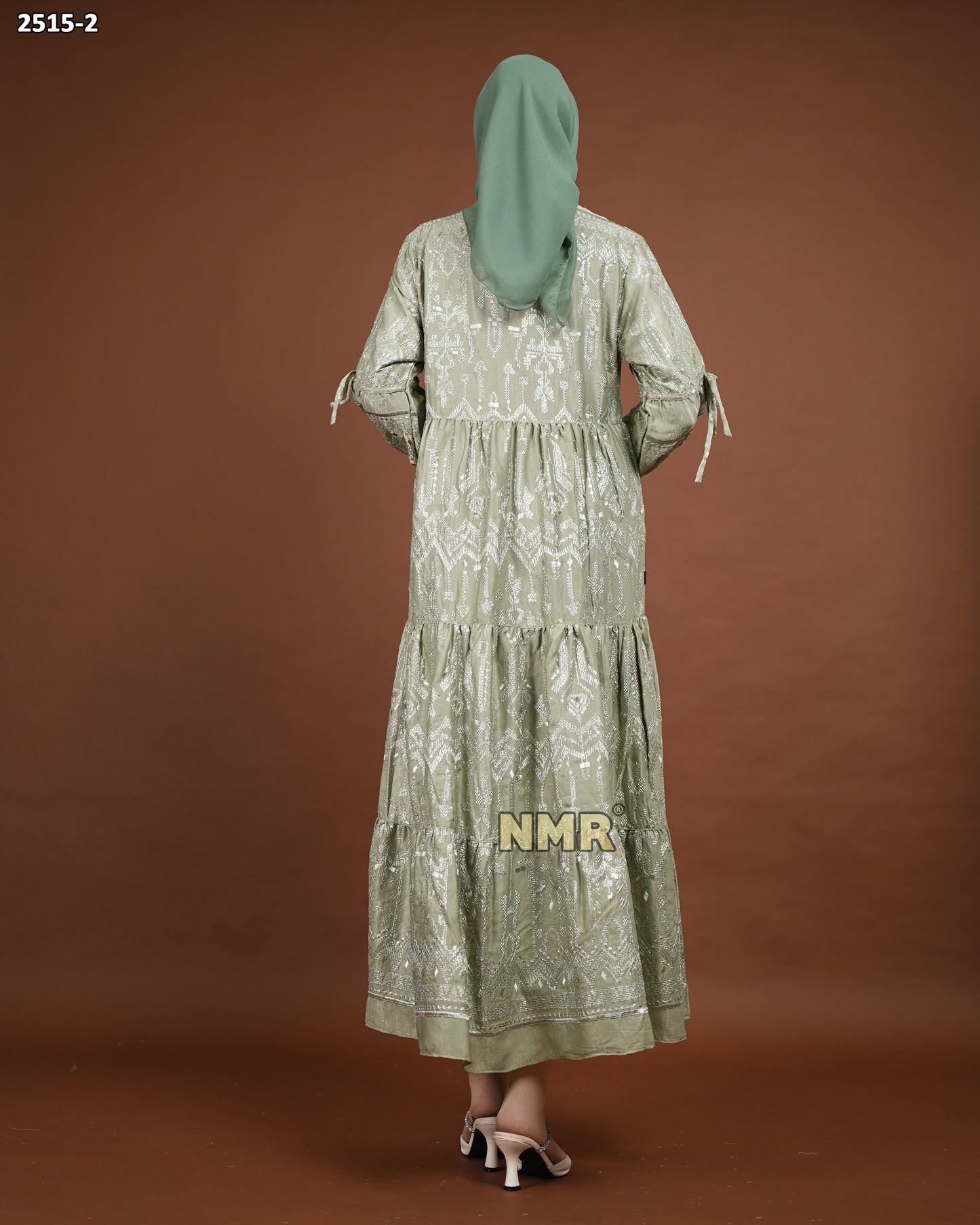 NMR Midi Dress Santorini Bordir Sapto Vol 2515-2