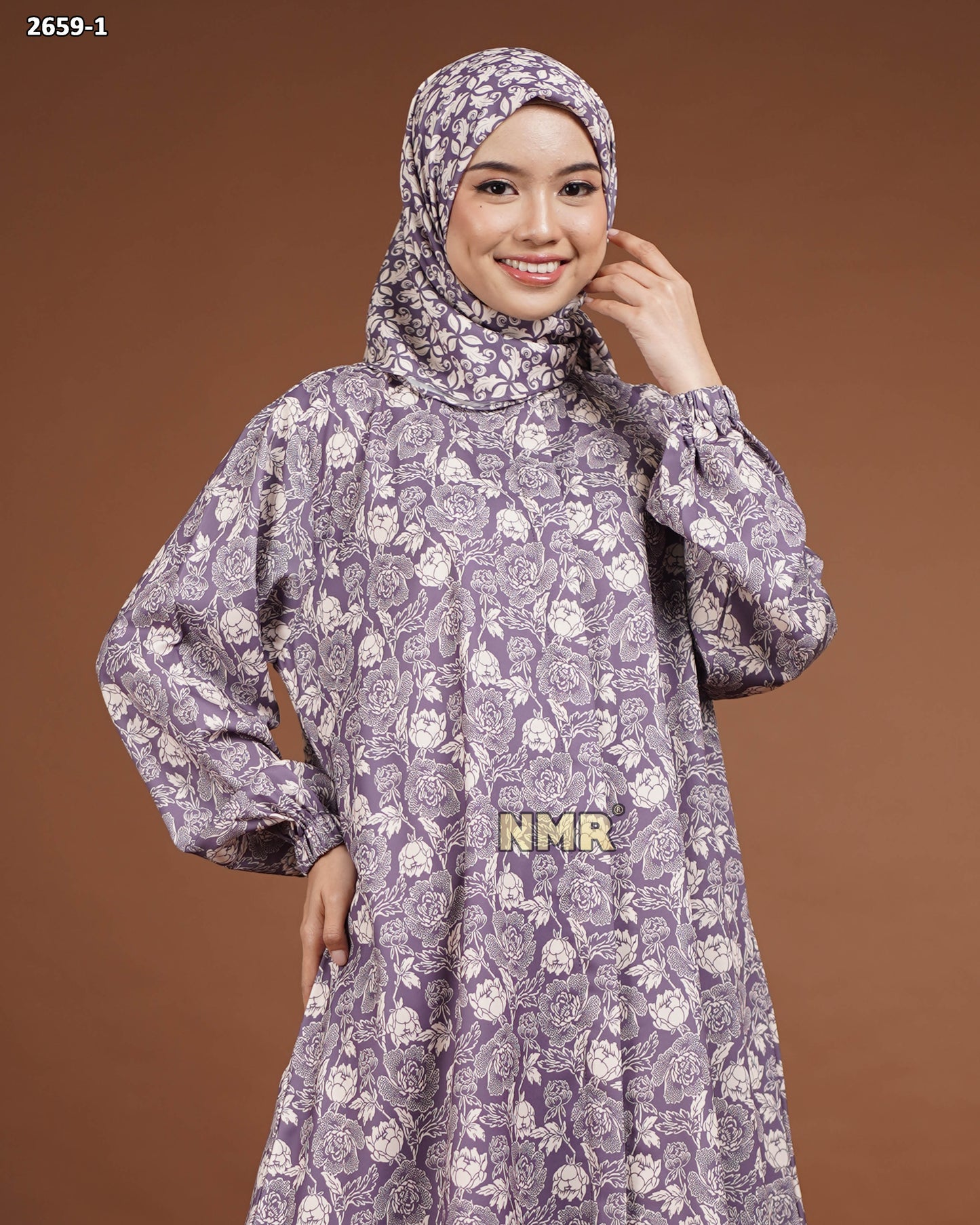 NMR Setelan Celana Kulot Tunik Marbella Vol 2659-1 (INC HIJAB)