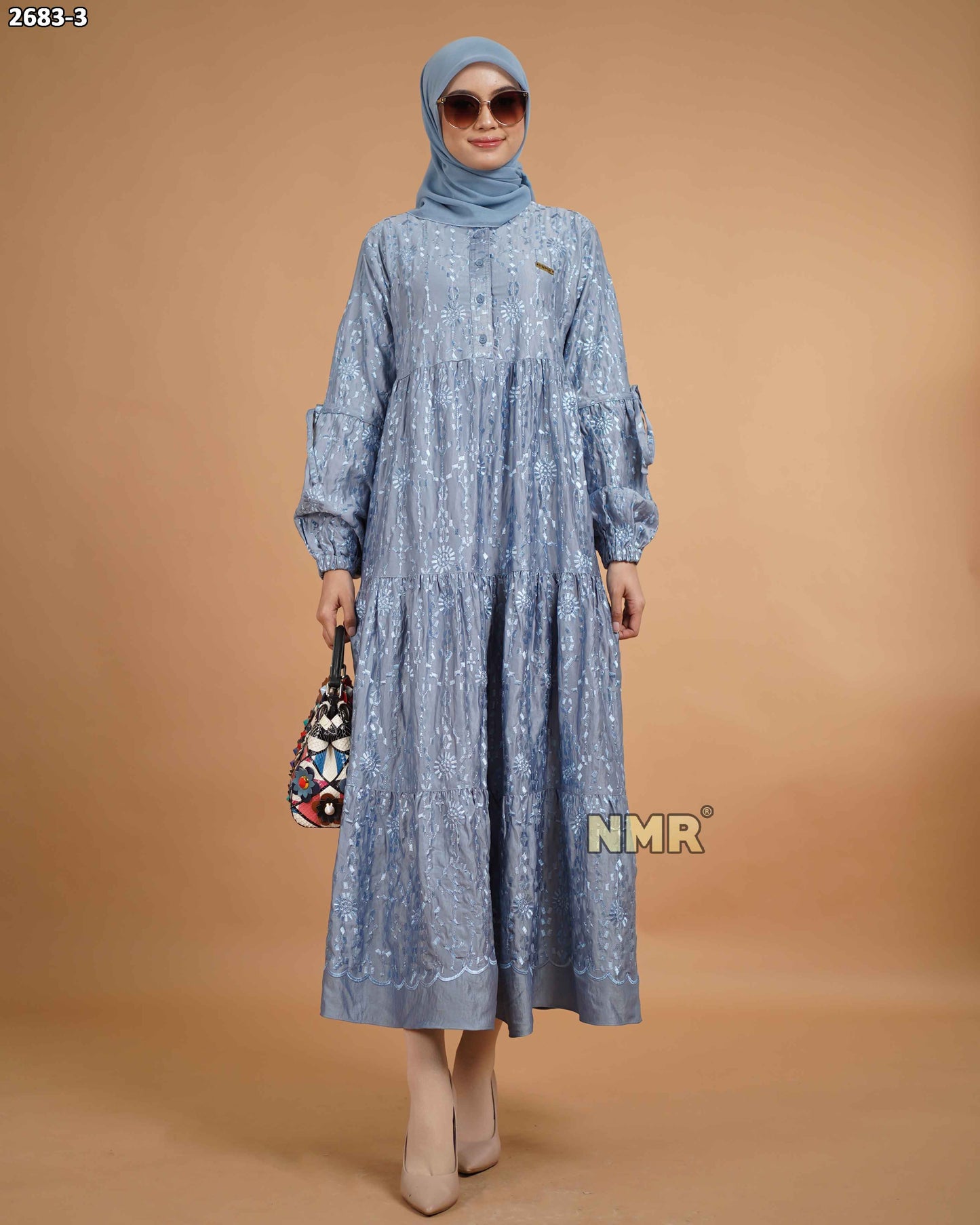 NMR Midi Dress Ayana Sapto Embroidery Vol 2683-3