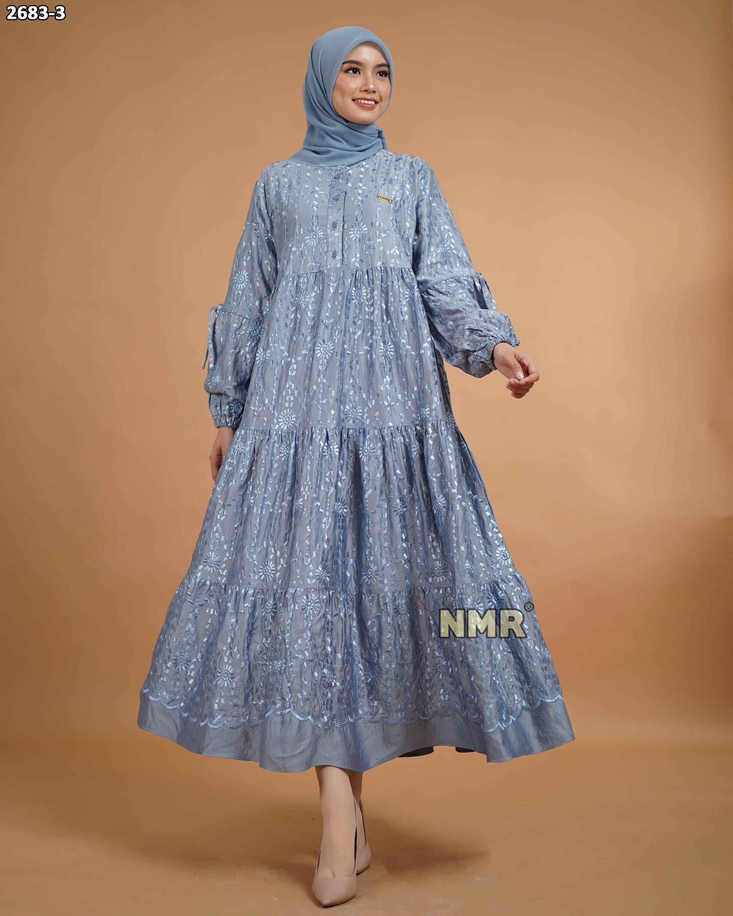 NMR Midi Dress Ayana Sapto Embroidery Vol 2683-3