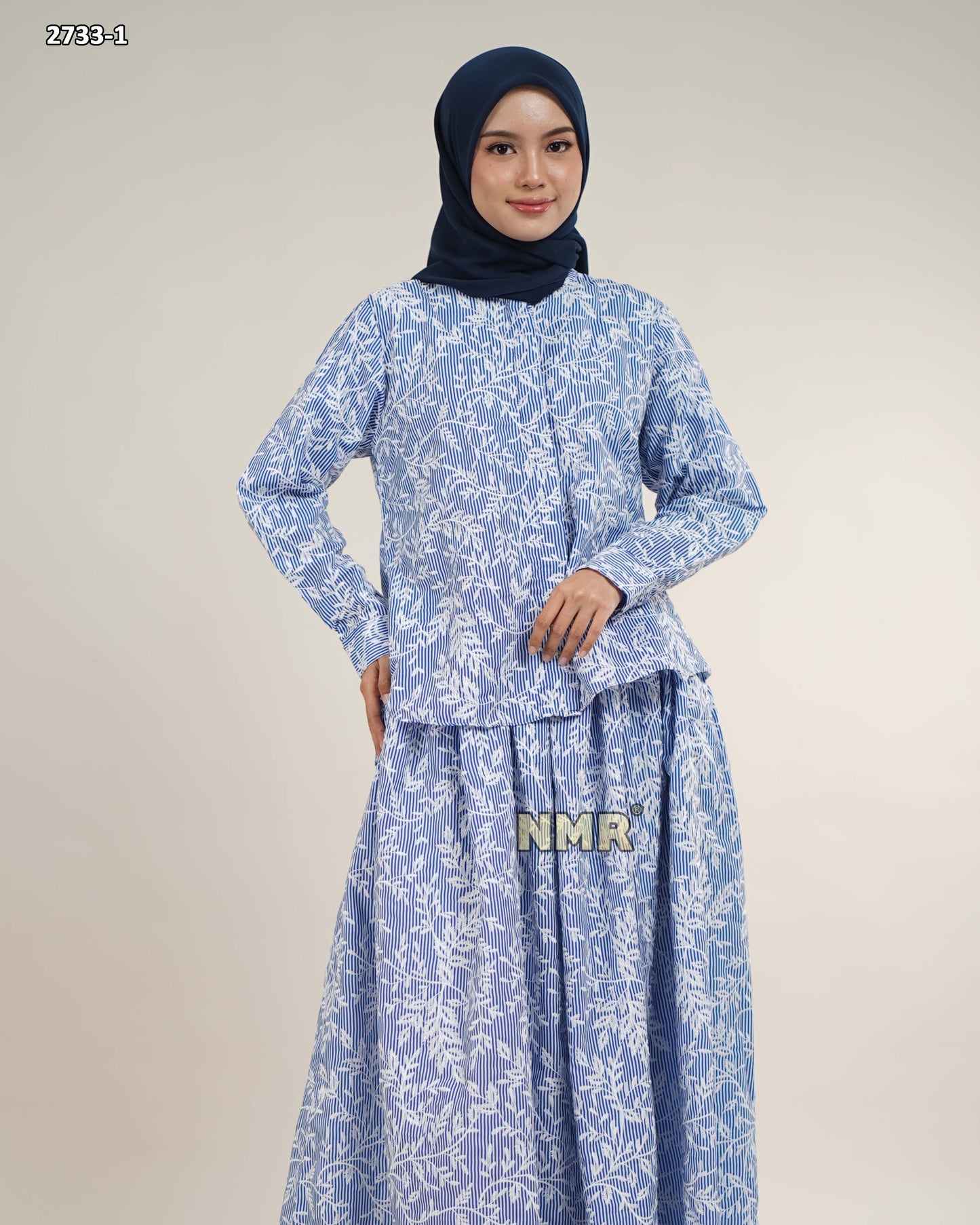 NMR Setelan Rok + Blouse Katun Bordir Vol 2733
