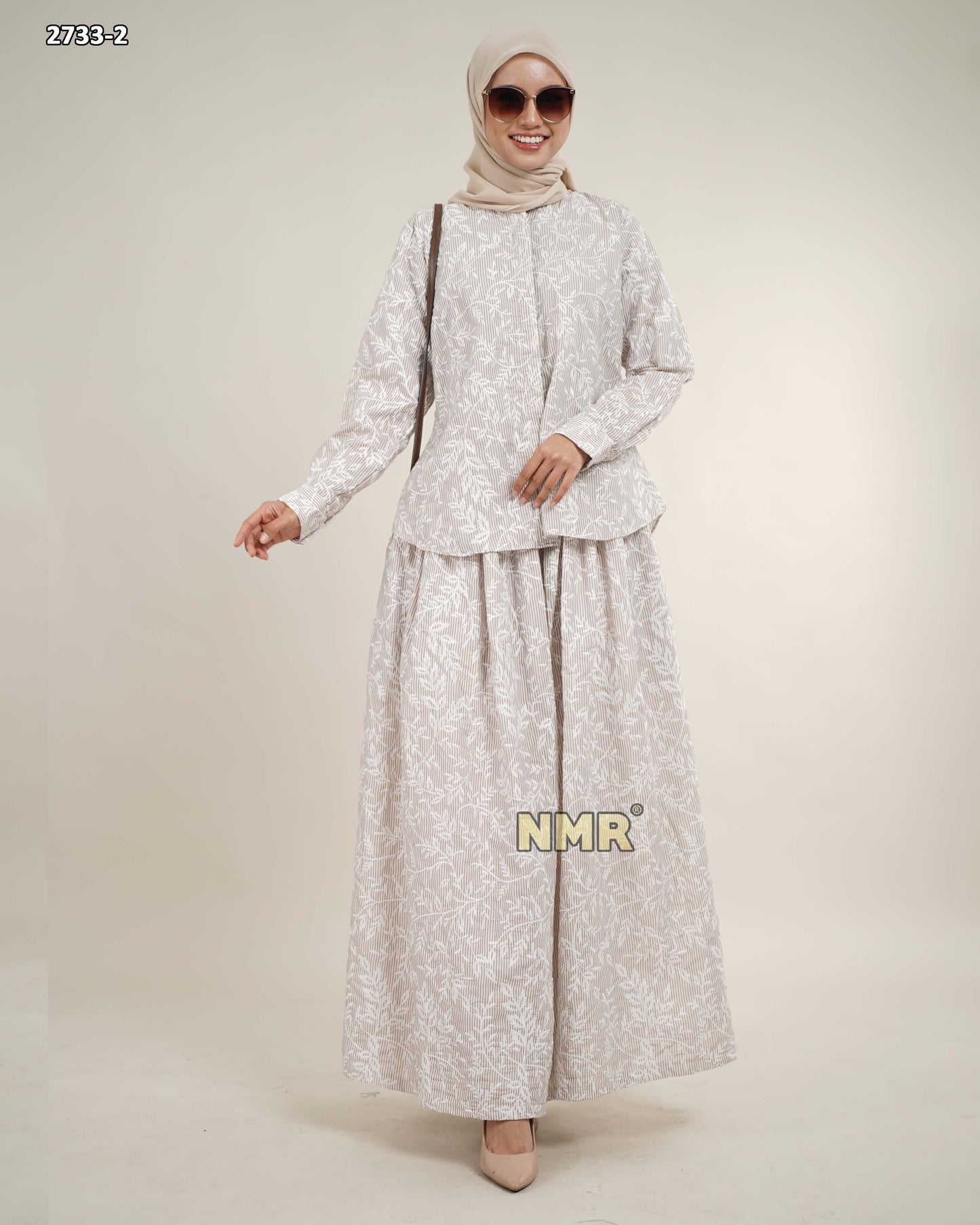 NMR Setelan Rok + Blouse Katun Bordir Vol 2733