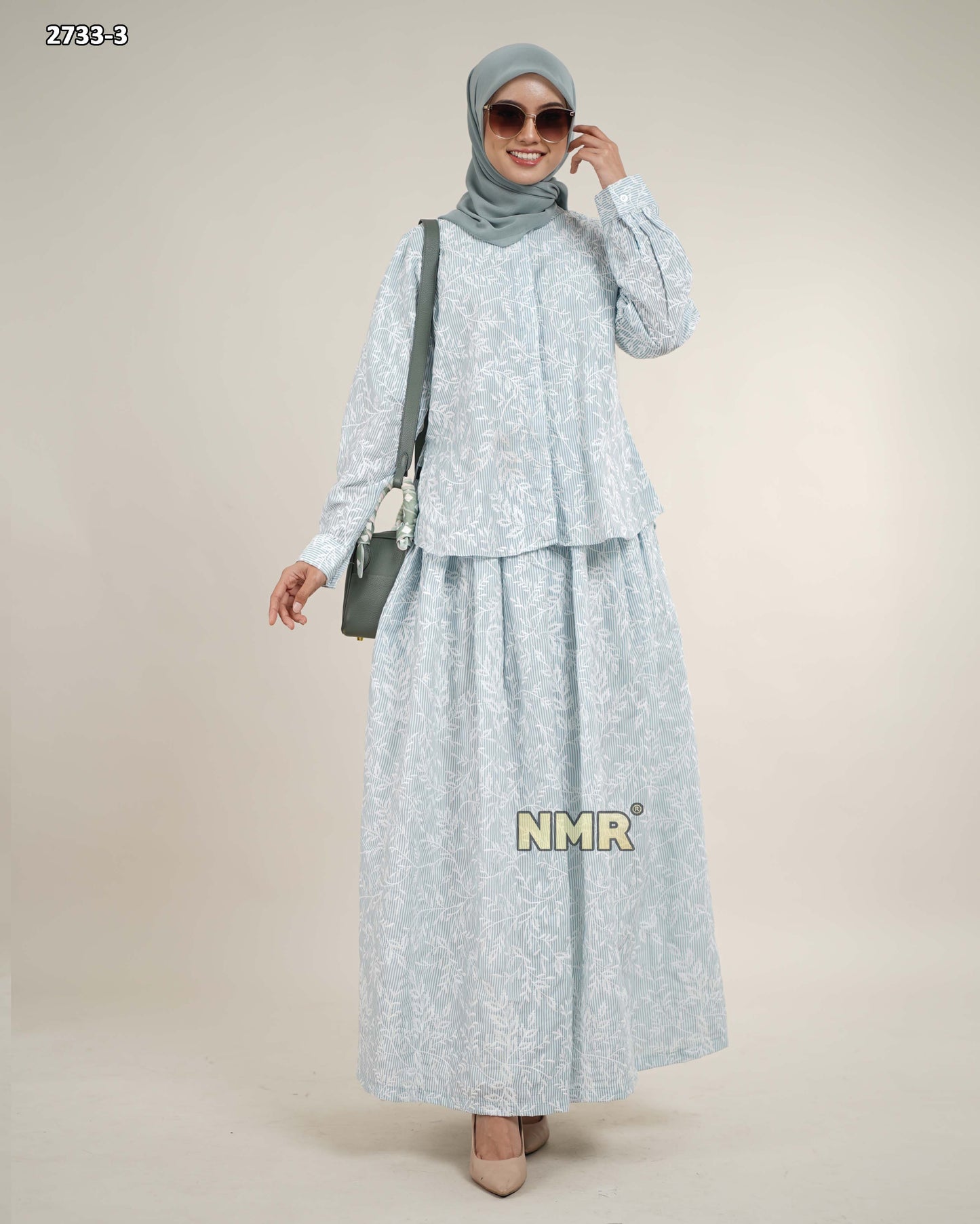NMR Setelan Rok + Blouse Katun Bordir Vol 2733