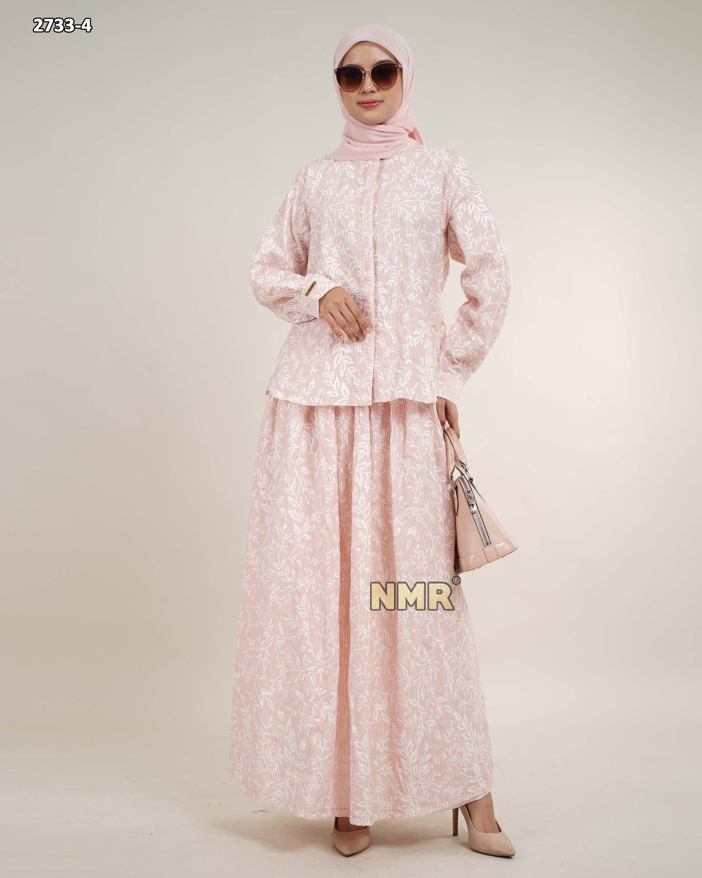 NMR Setelan Rok + Blouse Katun Bordir Vol 2733