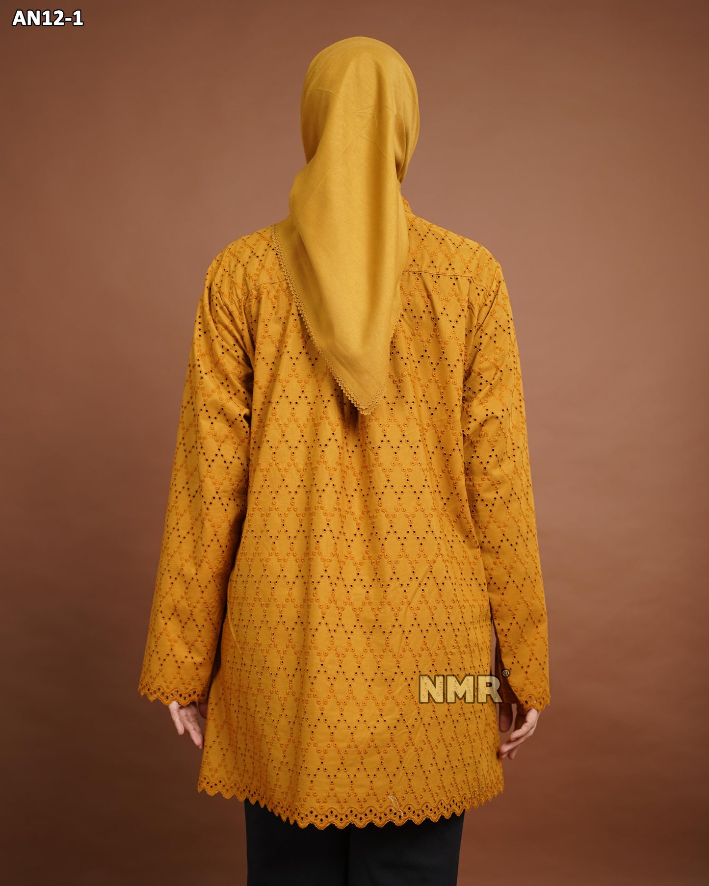 NMR Blouse Katun Bolong AN12-1 (Kerah Kemeja)