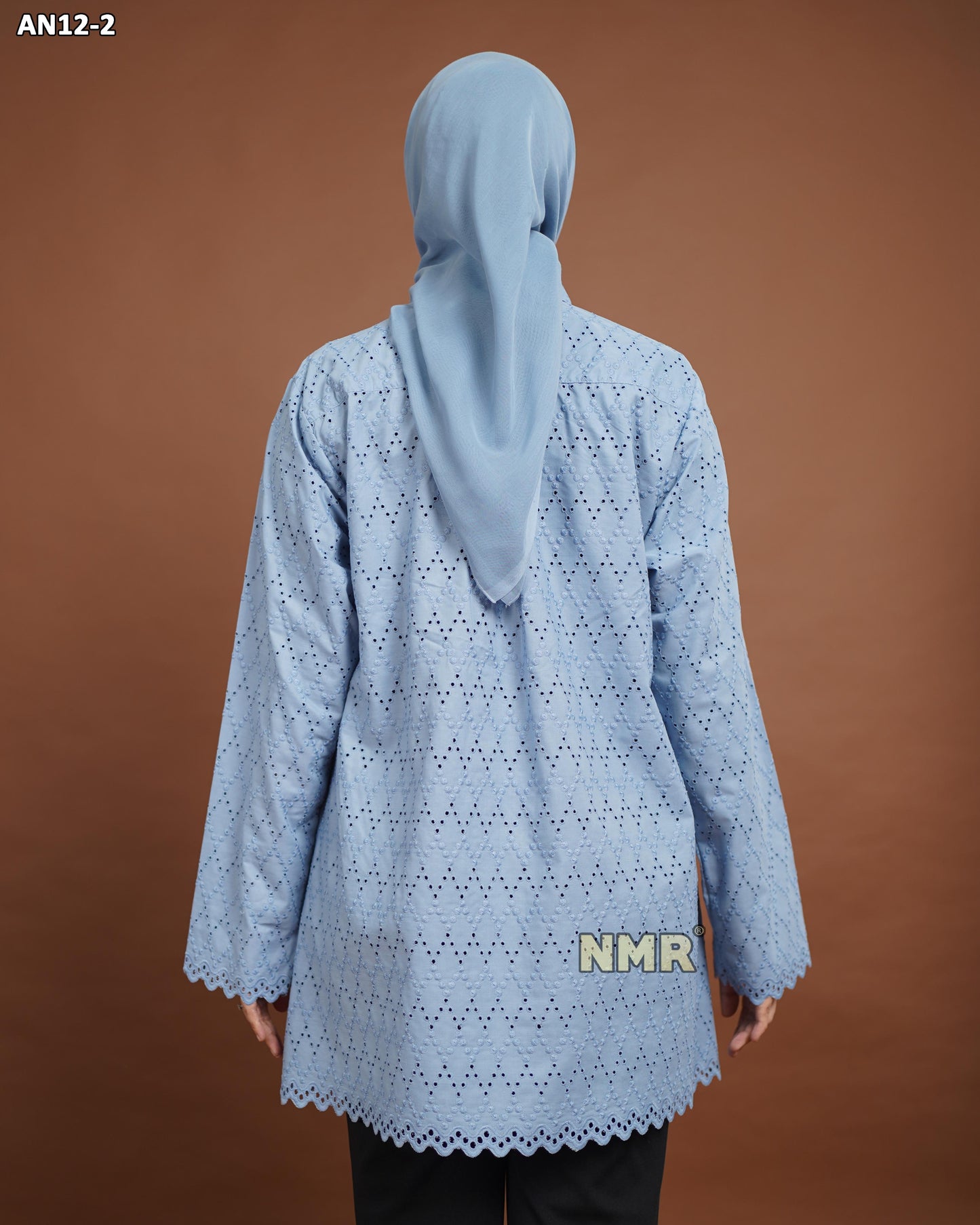 NMR Blouse Katun Bolong AN12-2 (Kerah Kemeja)