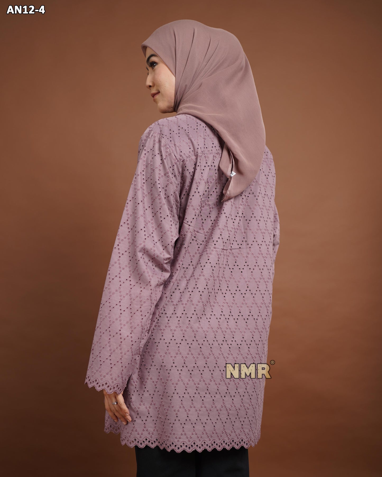 NMR Blouse Katun Bolong AN12-4 (Kerah Kemeja)