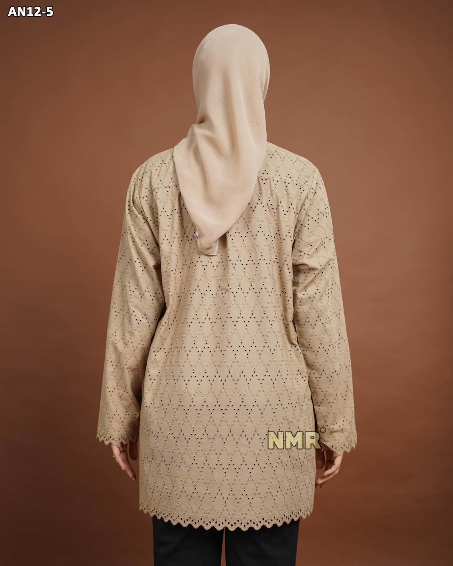 NMR Blouse Katun Bolong AN12-5 (Kerah Kemeja)