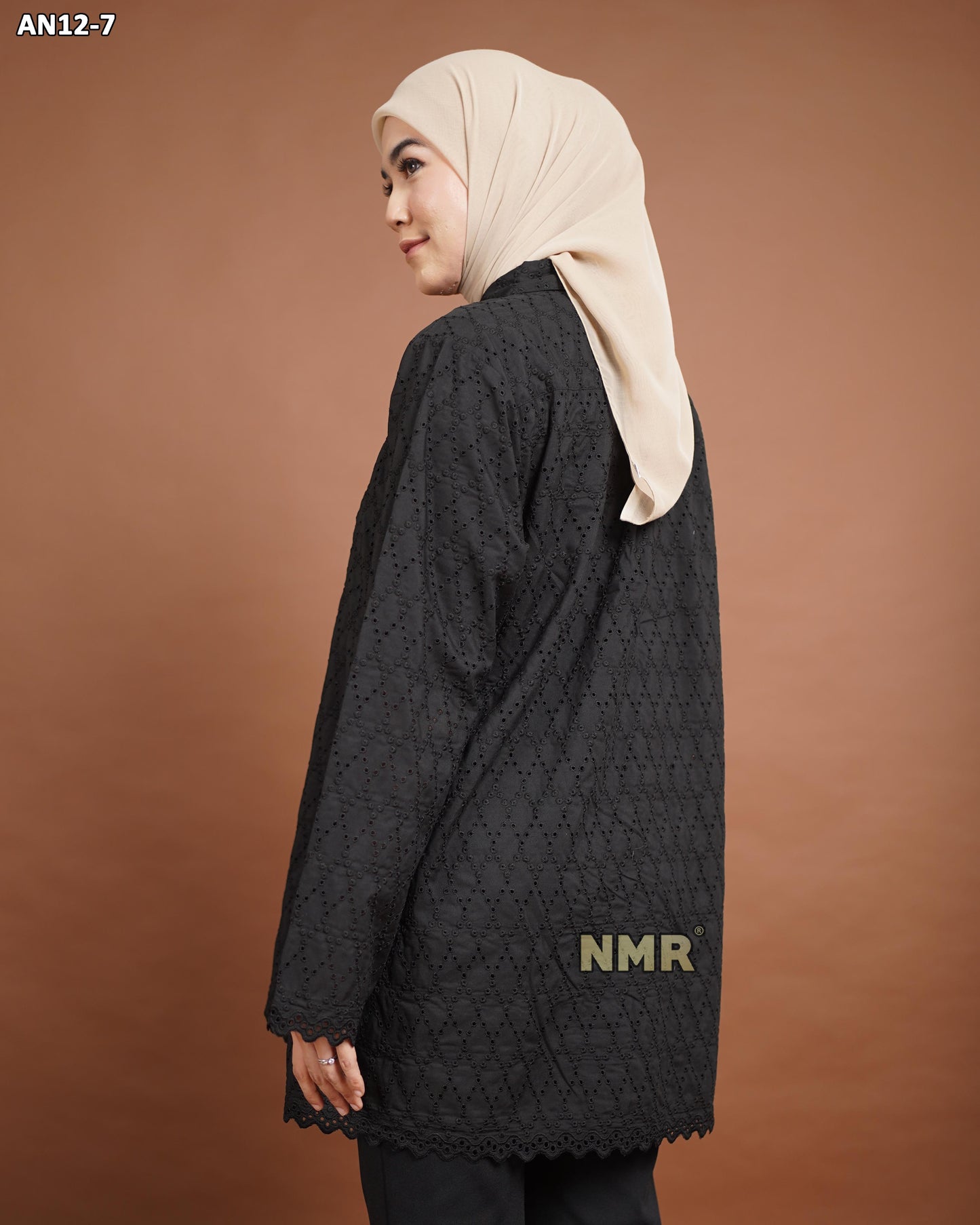 NMR Blouse Katun Bolong AN12-7 (Kerah Kemeja)