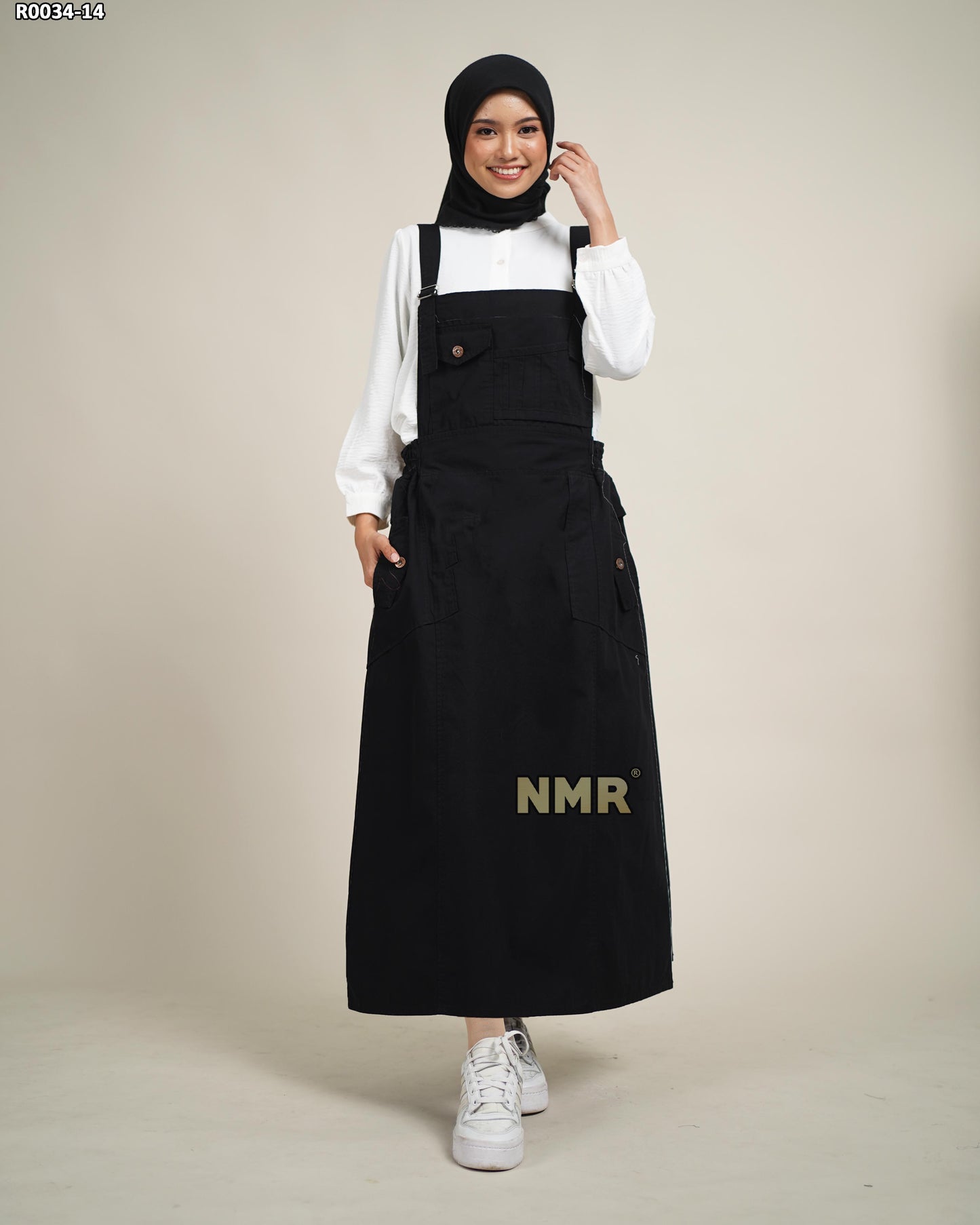 NMR Midi Dress Jumpsuit Overall Baby Canvas Vol R0034-14