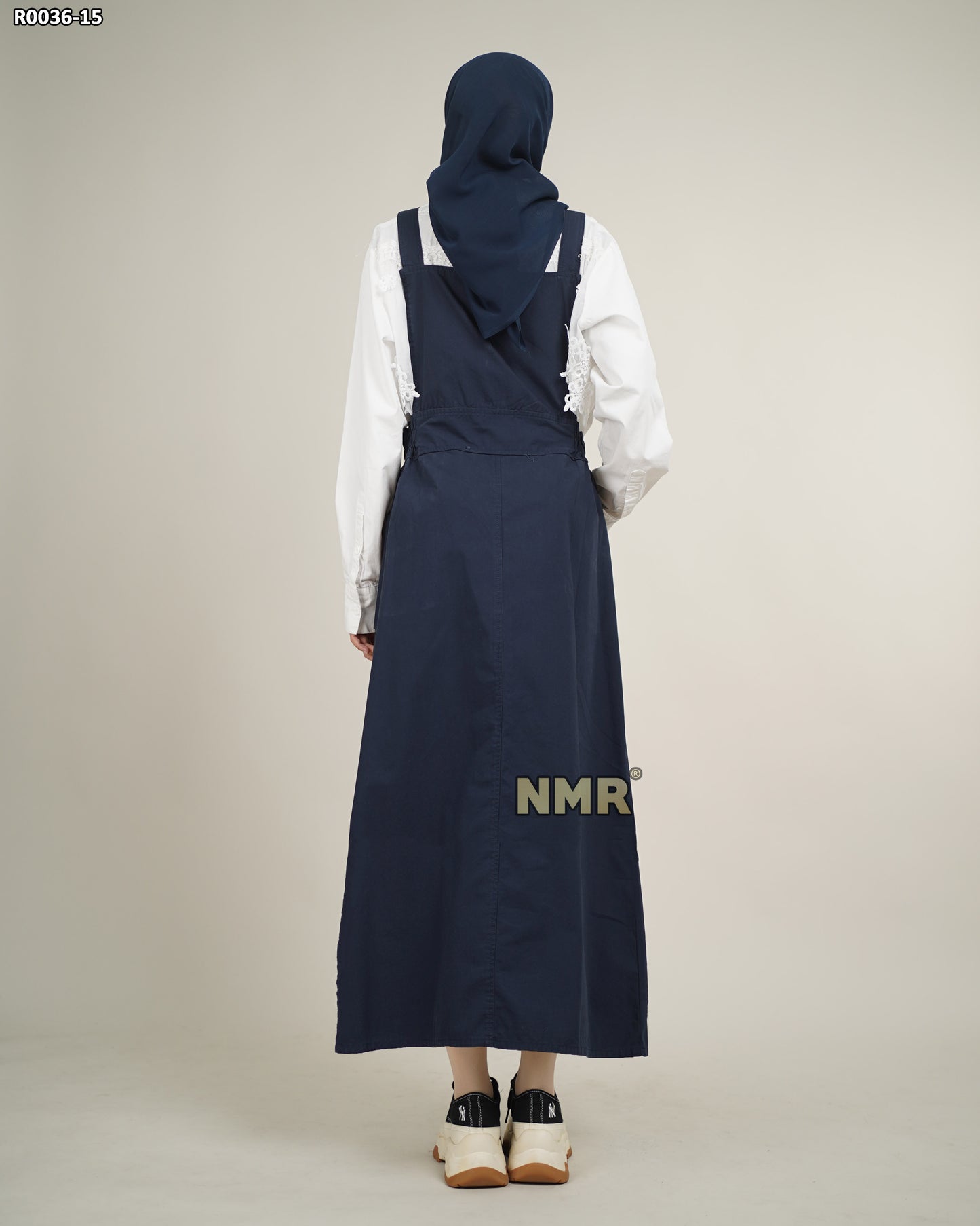 NMR Midi Dress Jumpsuit Overall Baby Canvas Vol R0036-15