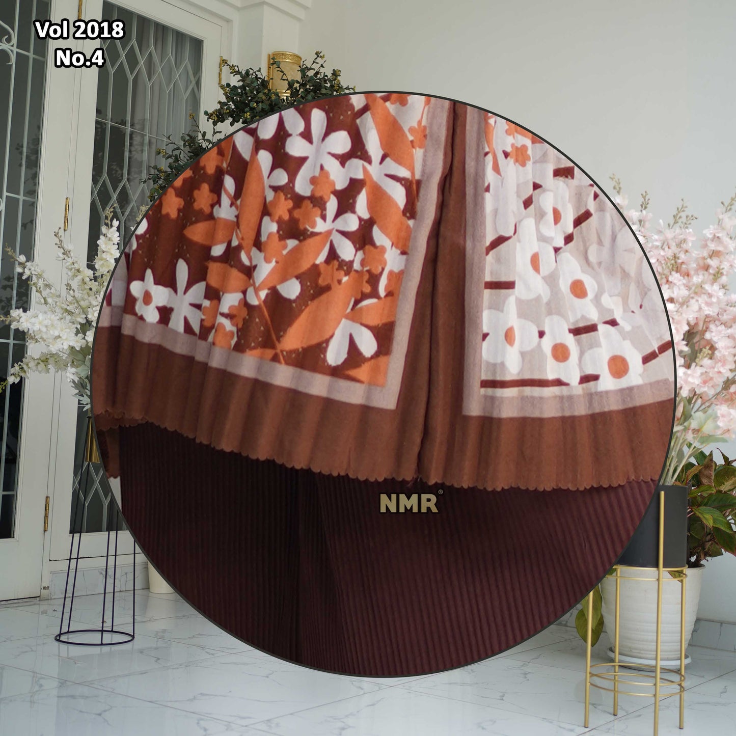 NMR Setelan Celana Kulot Tunik Katun Paris Plisket Vol 2018-4 ( Inc Hijab)