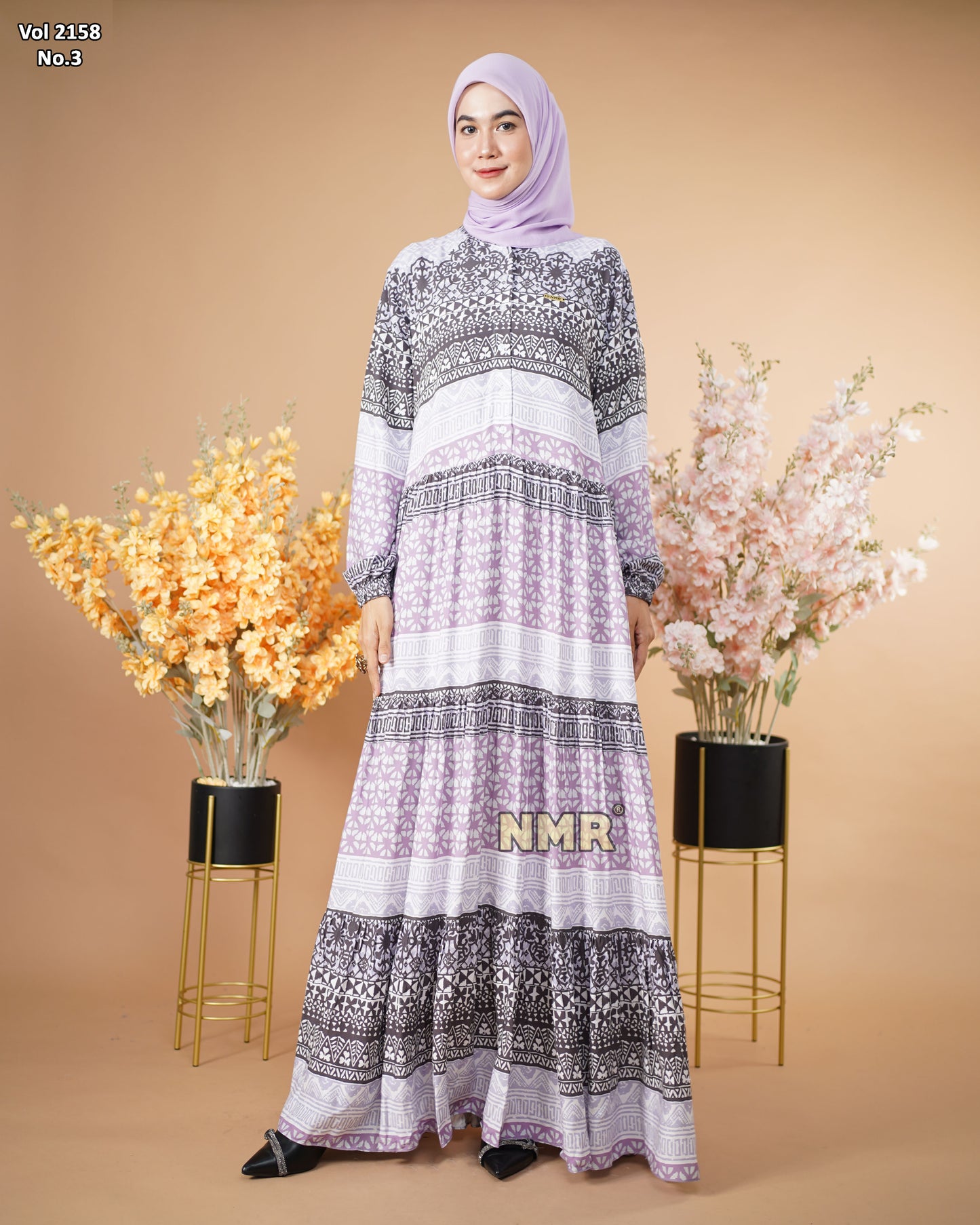 NMR Gamis Rayon Viscose Import Vol 2158-3(Sanghai)