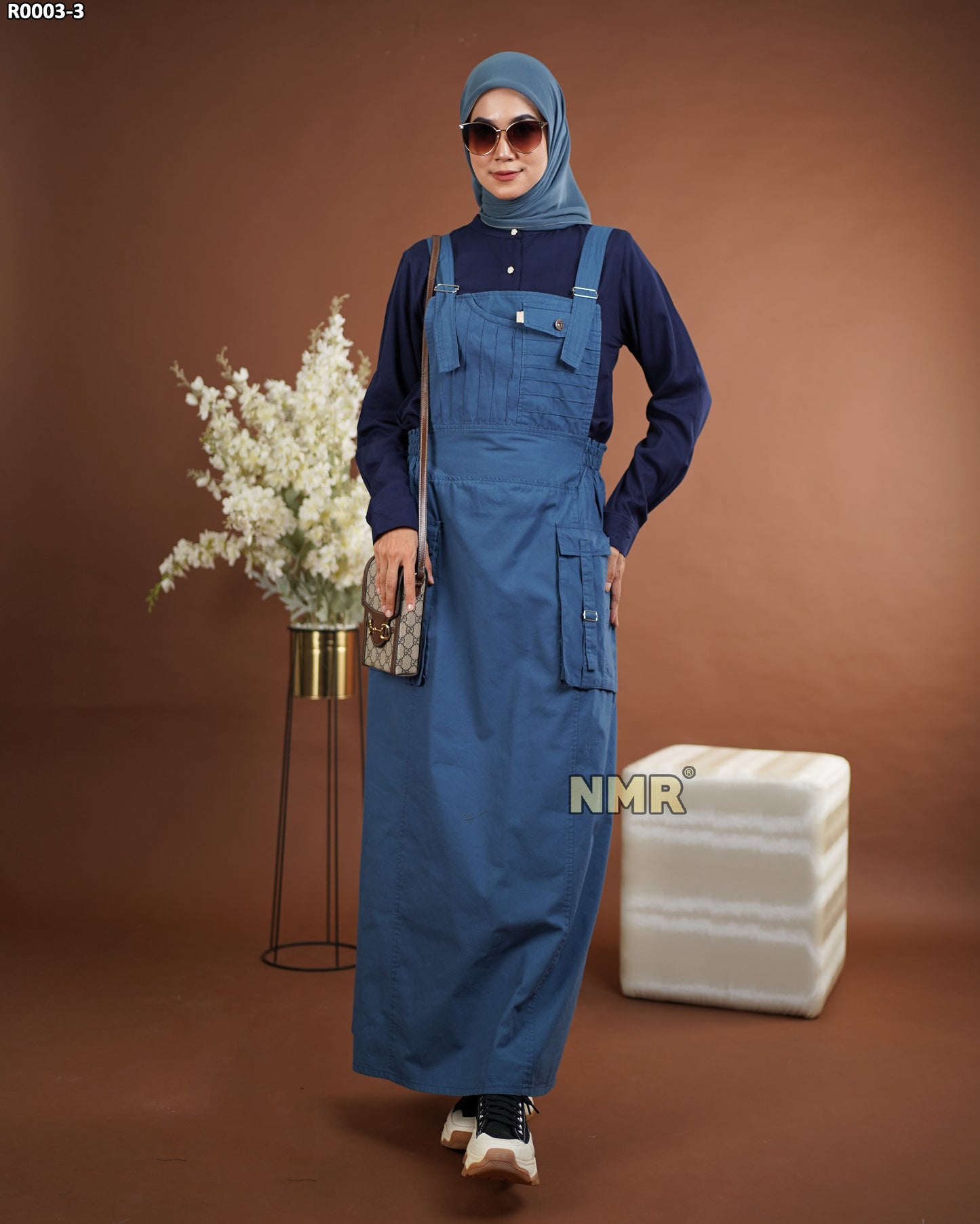 NMR Gamis Jumpsuit Overall Baby Canvas Vol R003-3