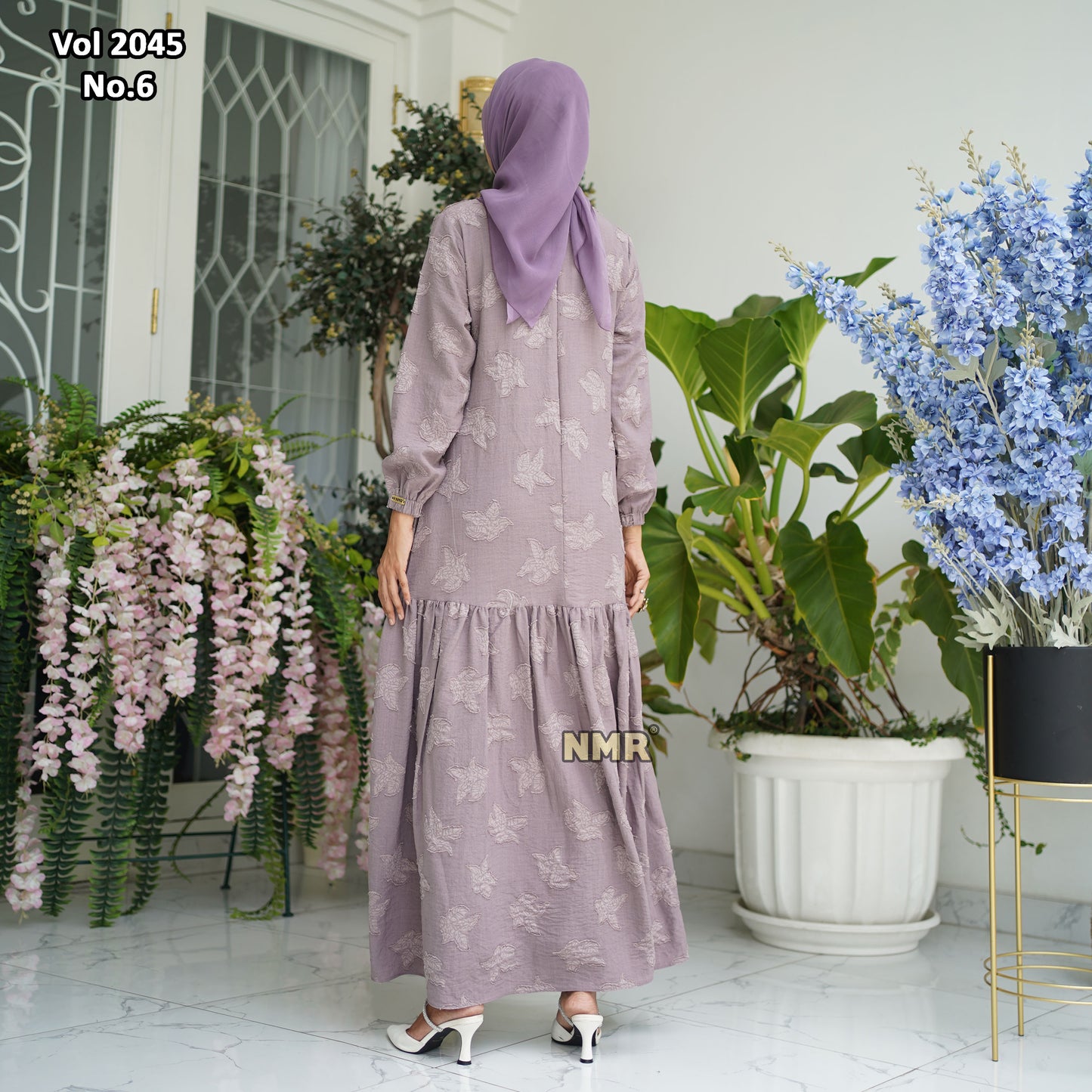 NMR Gamis Jaquard Vol 2045-6 (Resleting Belakang)