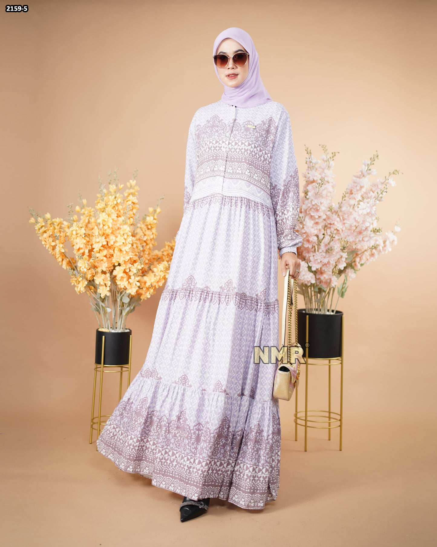 NMR Gamis Rayon Viscose Import Vol 2159-5 (Sanghai)