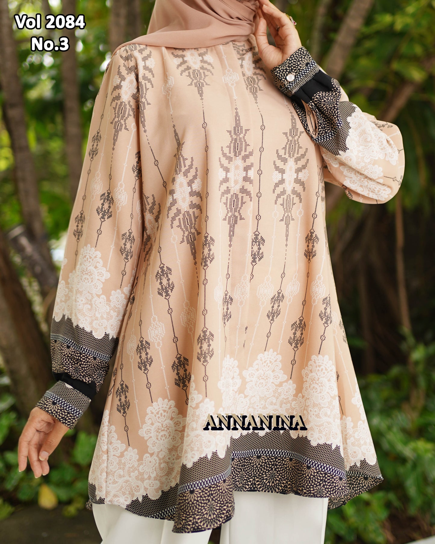 NMR Kemeja Blouse LR Vol 2084-3 (Sanghai)