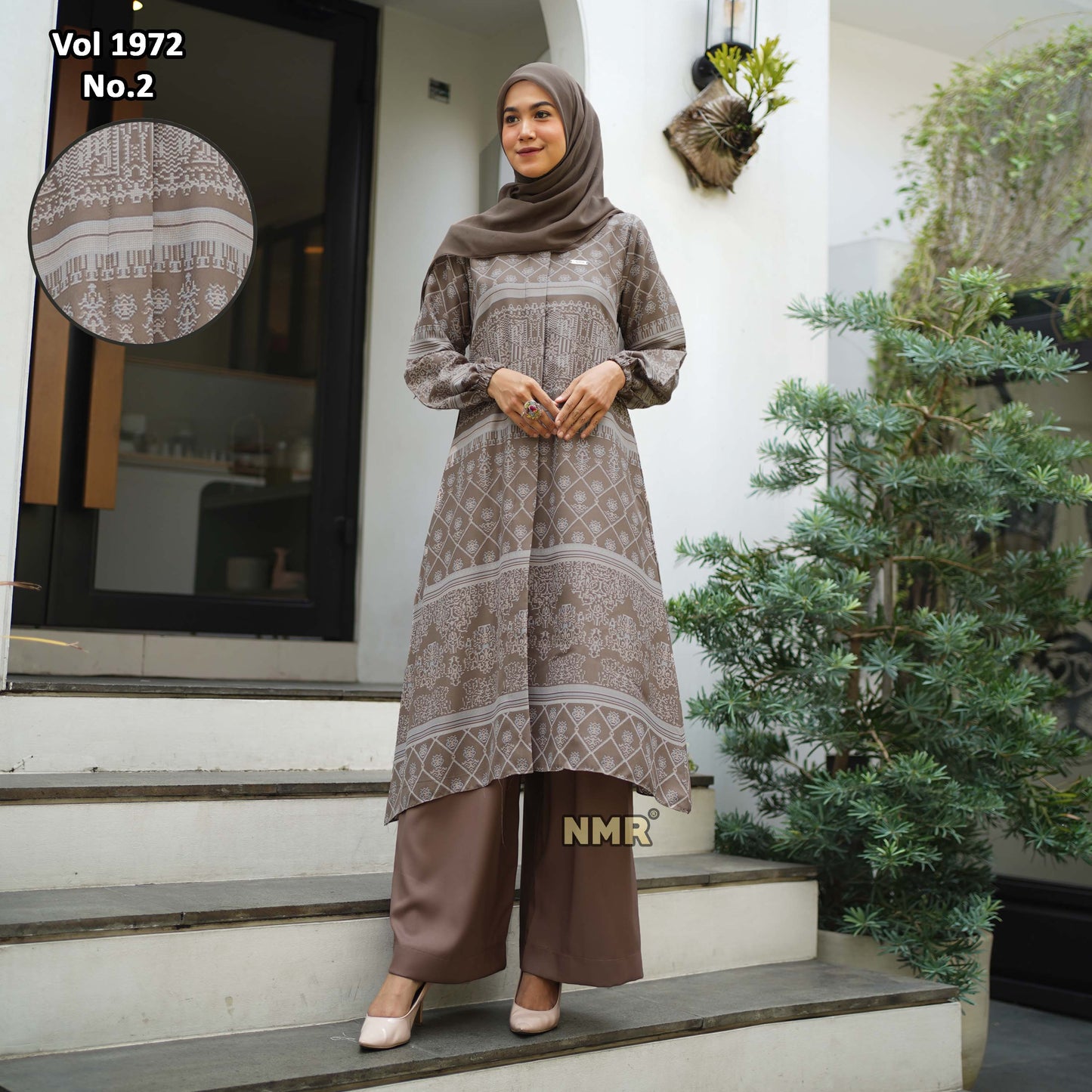 NMR Setelan Celana Kulot Tunik MS Vol 1972-2