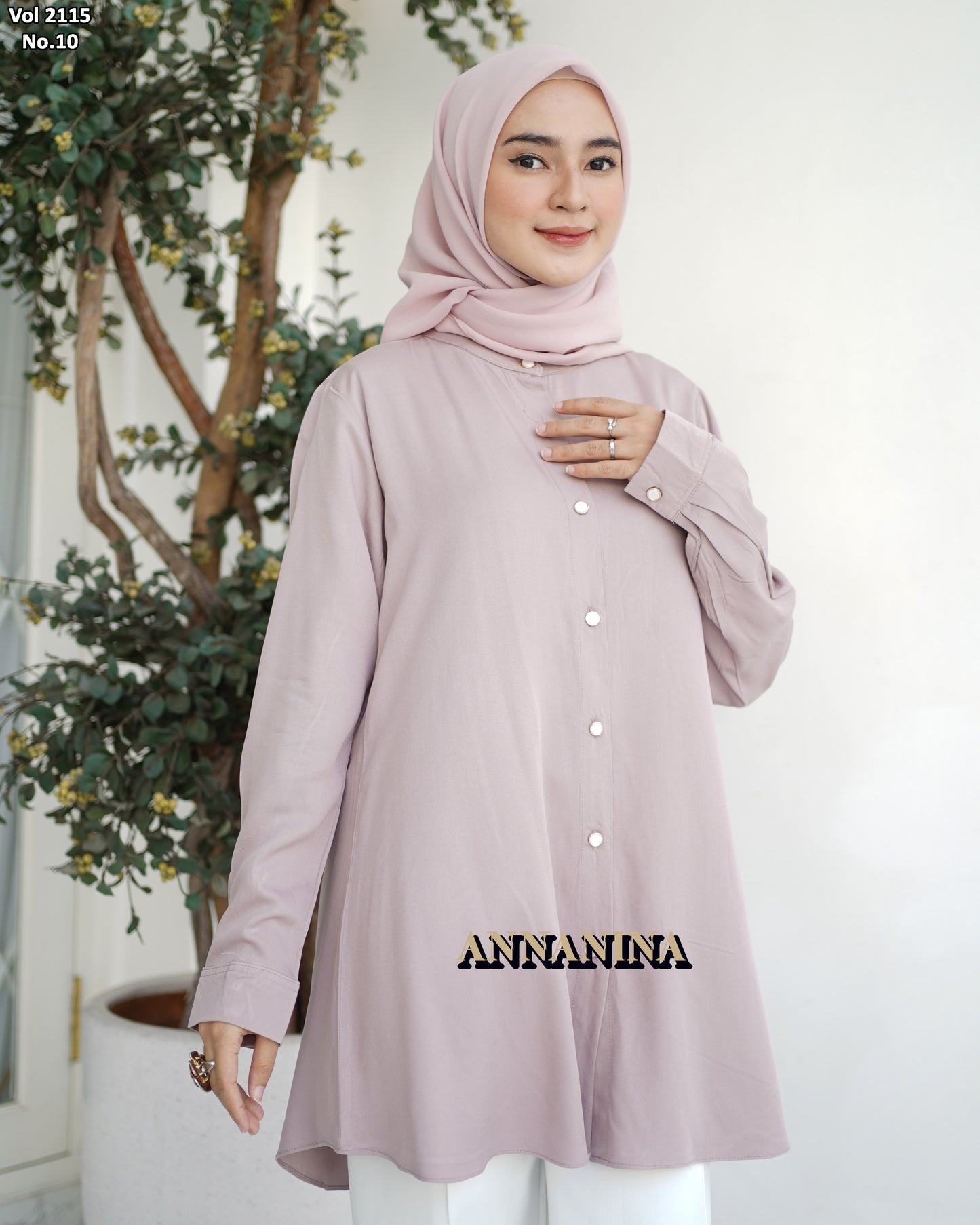 NMR Kemeja Rayon Twill Vol 2115-10 (Sanghai)