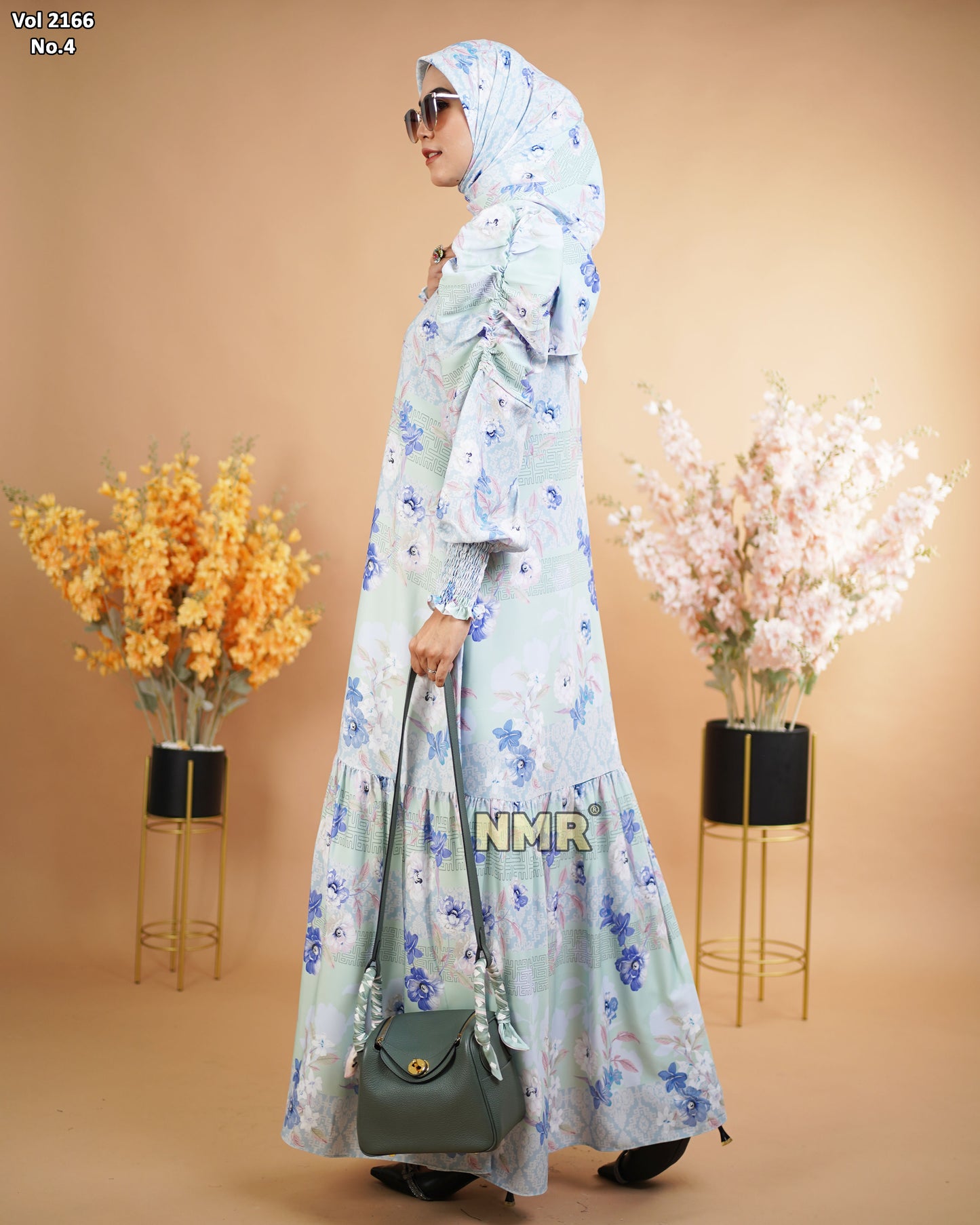 NMR Gamis Marbella Kerut 1 Vol 2166-4 (INC HIJAB)