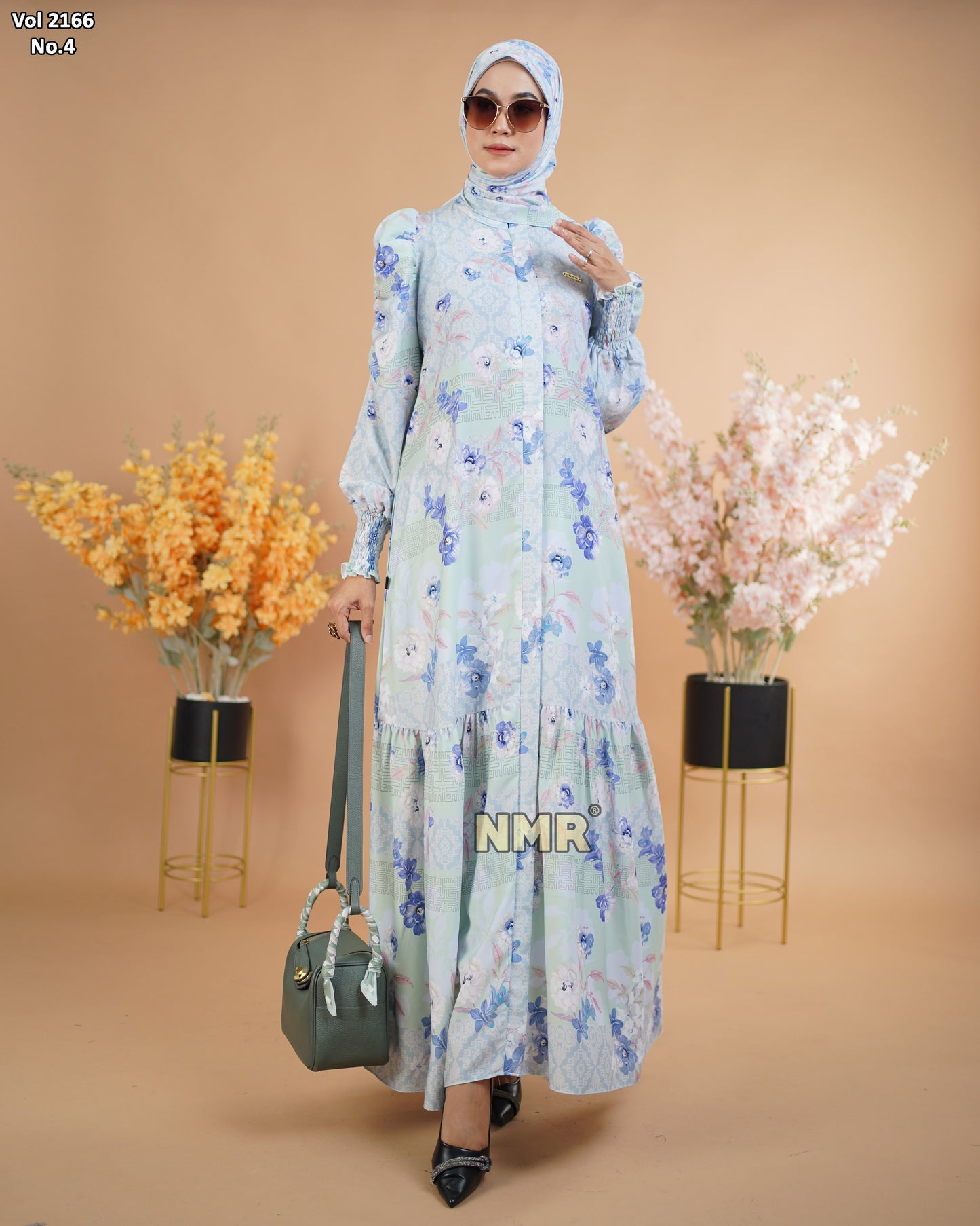 NMR Gamis Marbella Kerut 1 Vol 2166-4 (INC HIJAB)