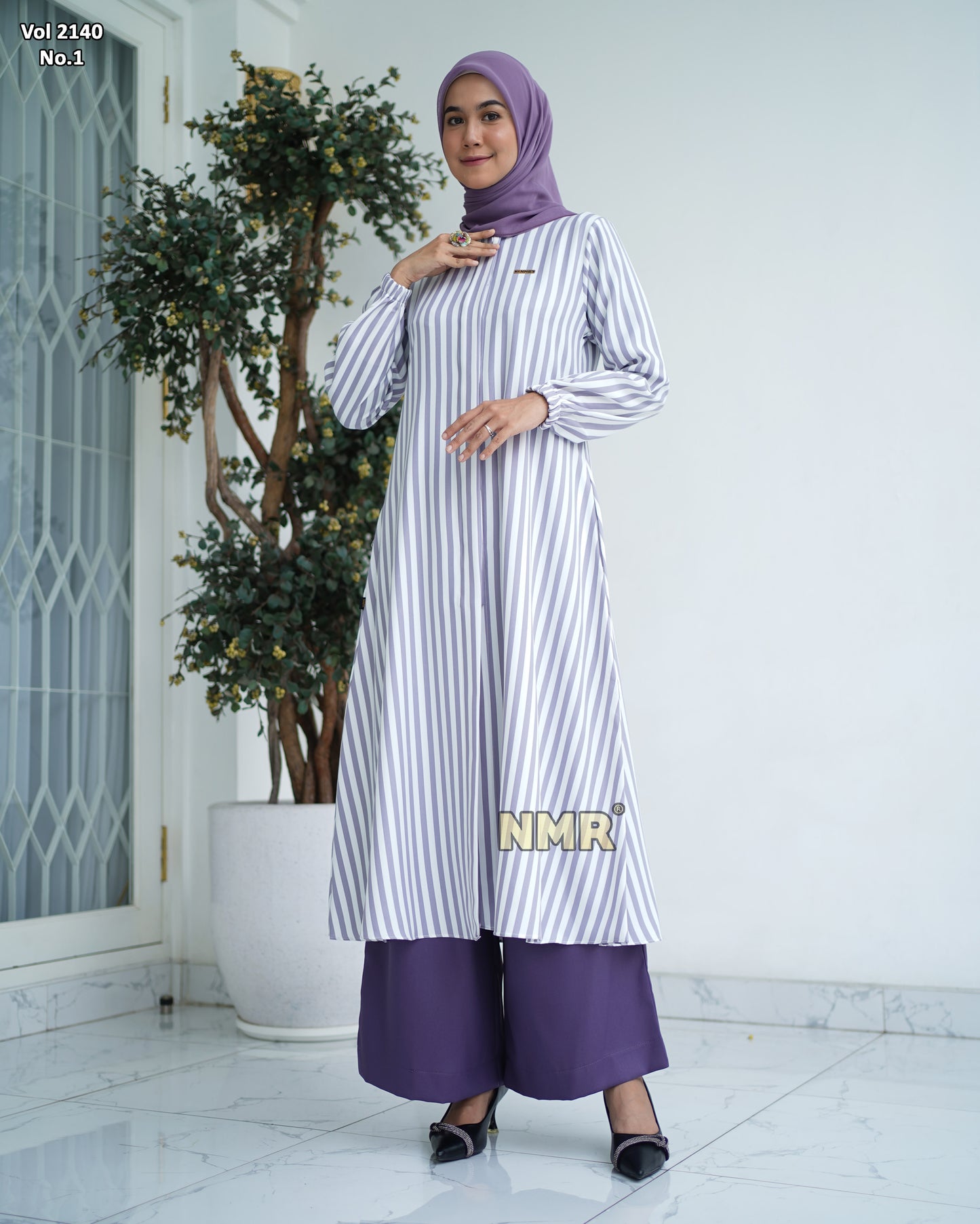 NMR Setelan Celana Kulot Tunik MS Vol 2140-1