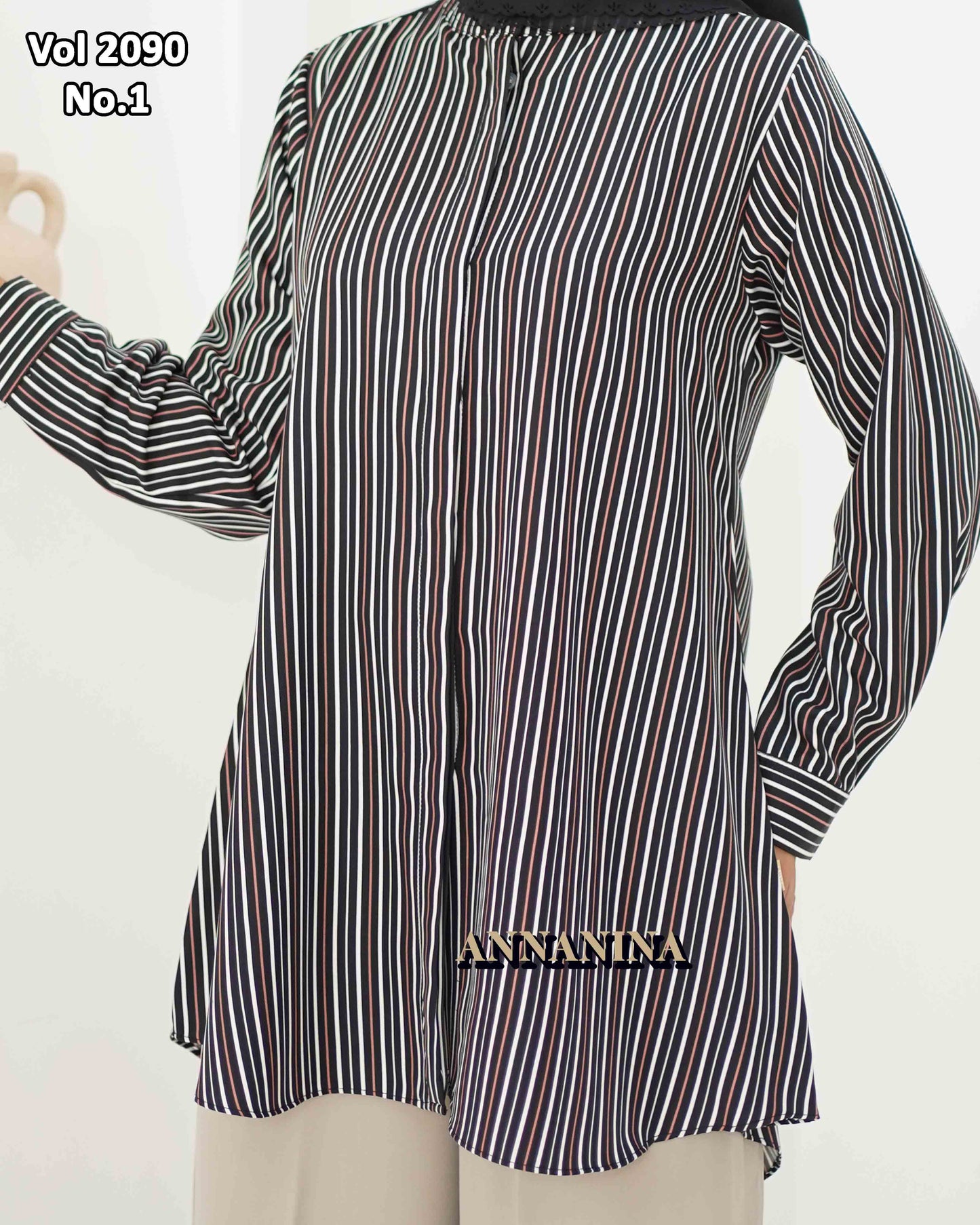 NMR Kemeja Blouse MS Vol 2090-1 (Sanghai)