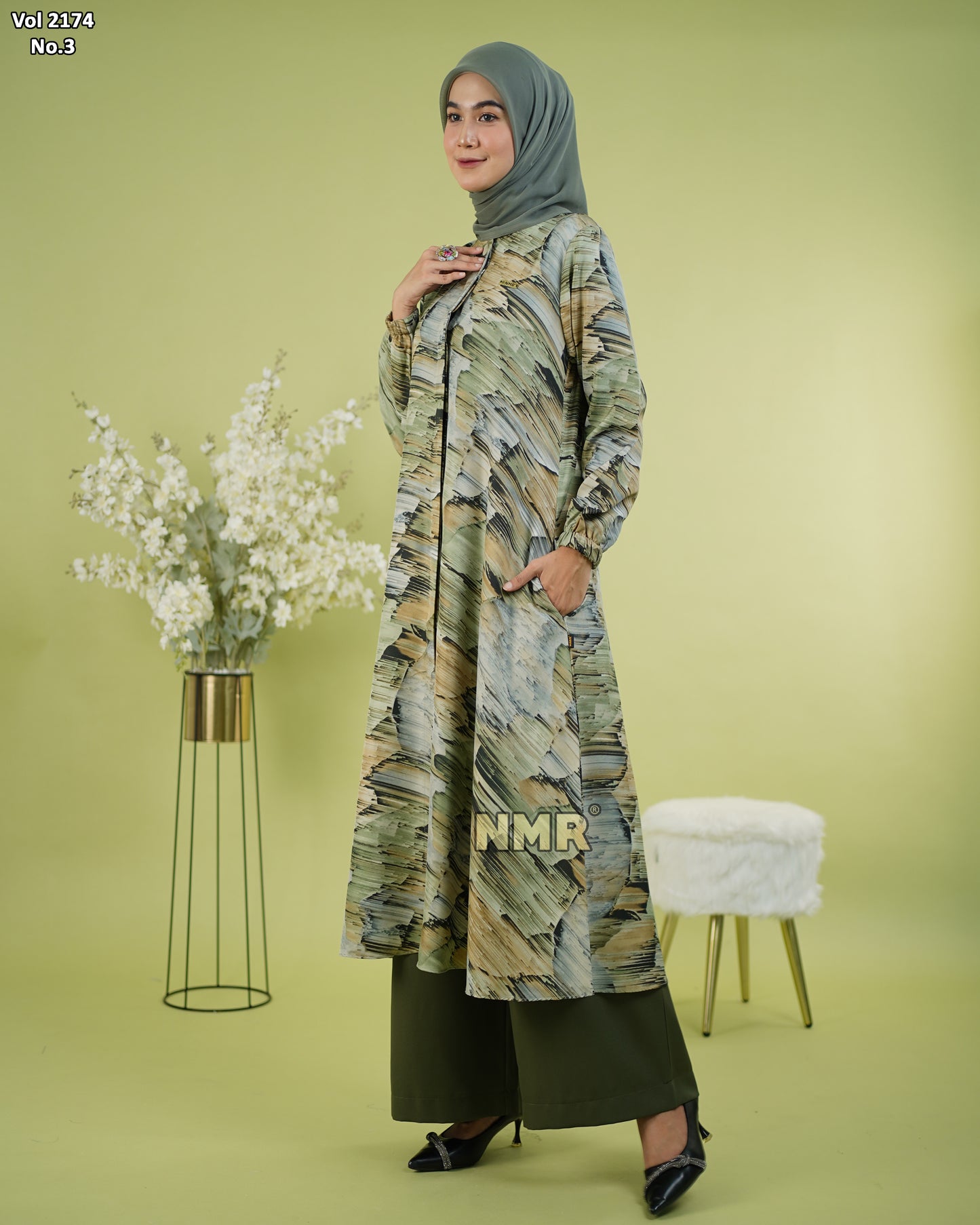 NMR Setelan Celana Kulot Tunik MS Vol 2174-3