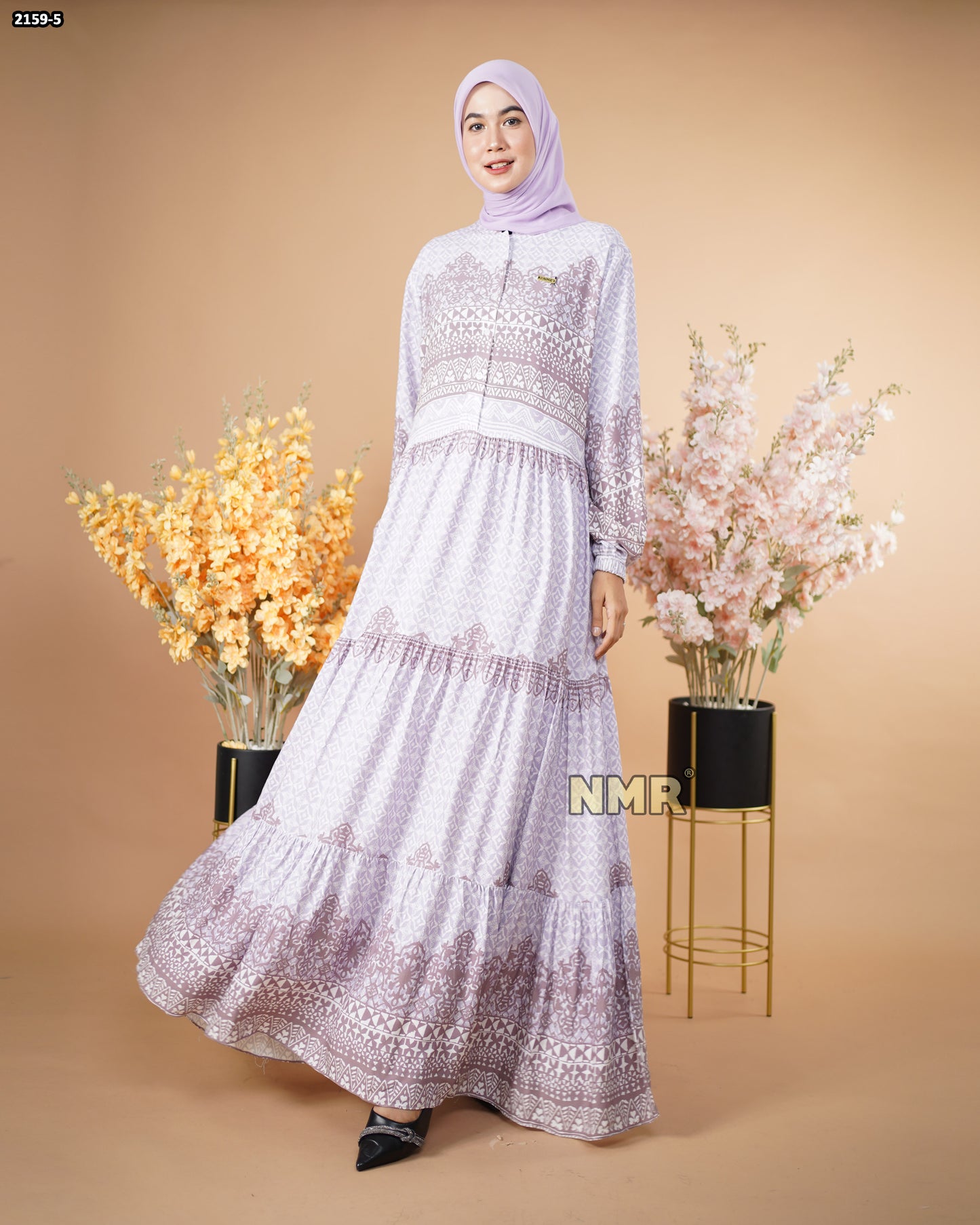 NMR Gamis Rayon Viscose Import Vol 2159-5 (Sanghai)