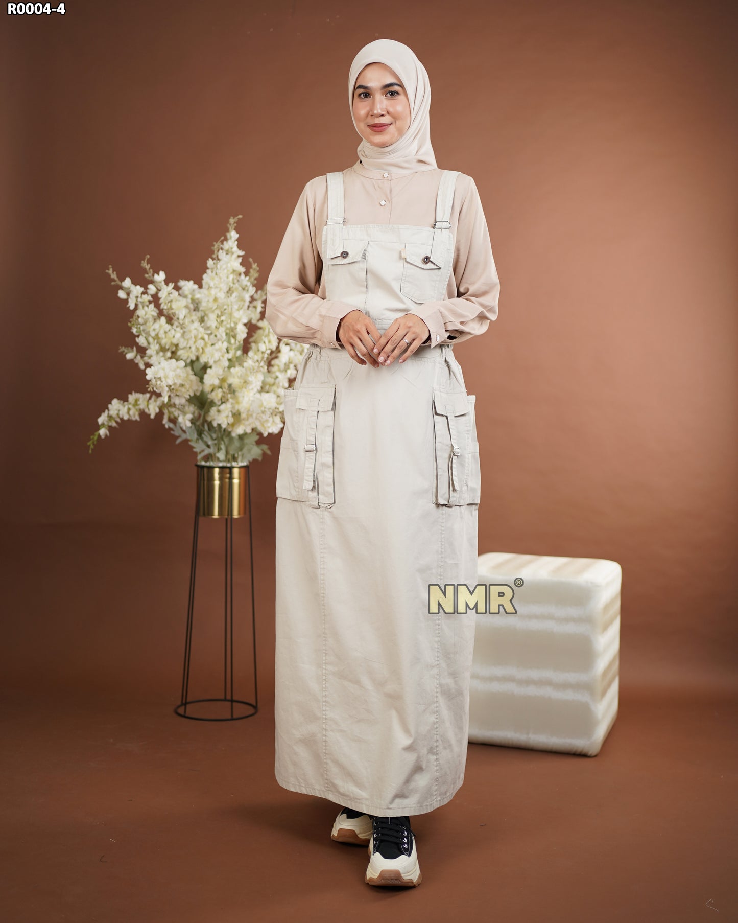 NMR Gamis Jumpsuit Overall Baby Canvas Vol R004-4