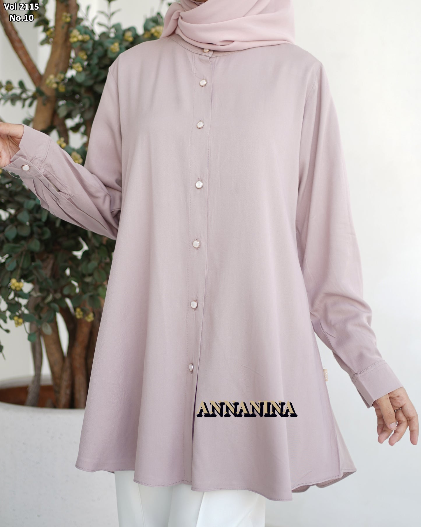 NMR Kemeja Rayon Twill Vol 2115-10 (Sanghai)