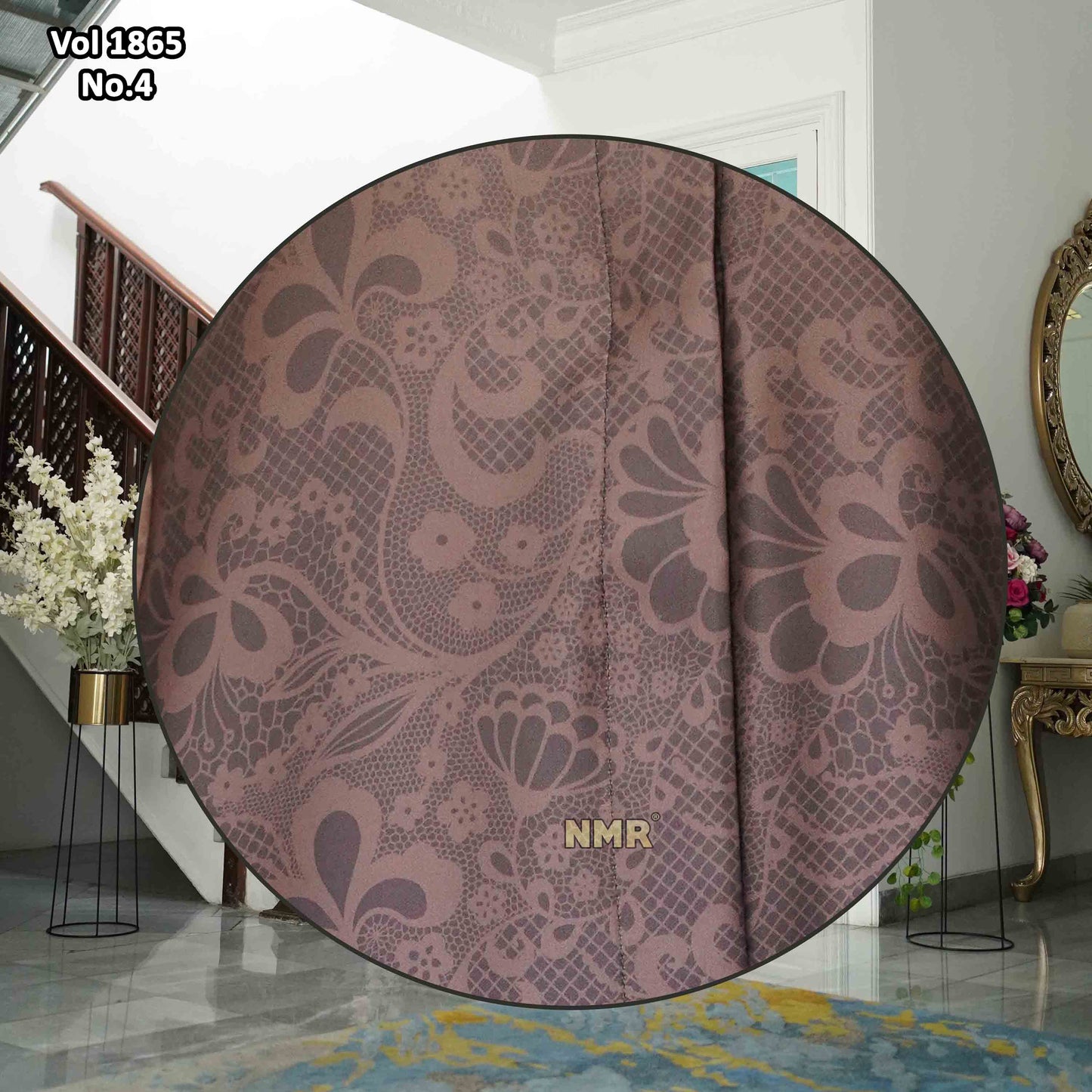 NMR Setelan Celana Kulot Tunik Armn Silk Vol 1865-4