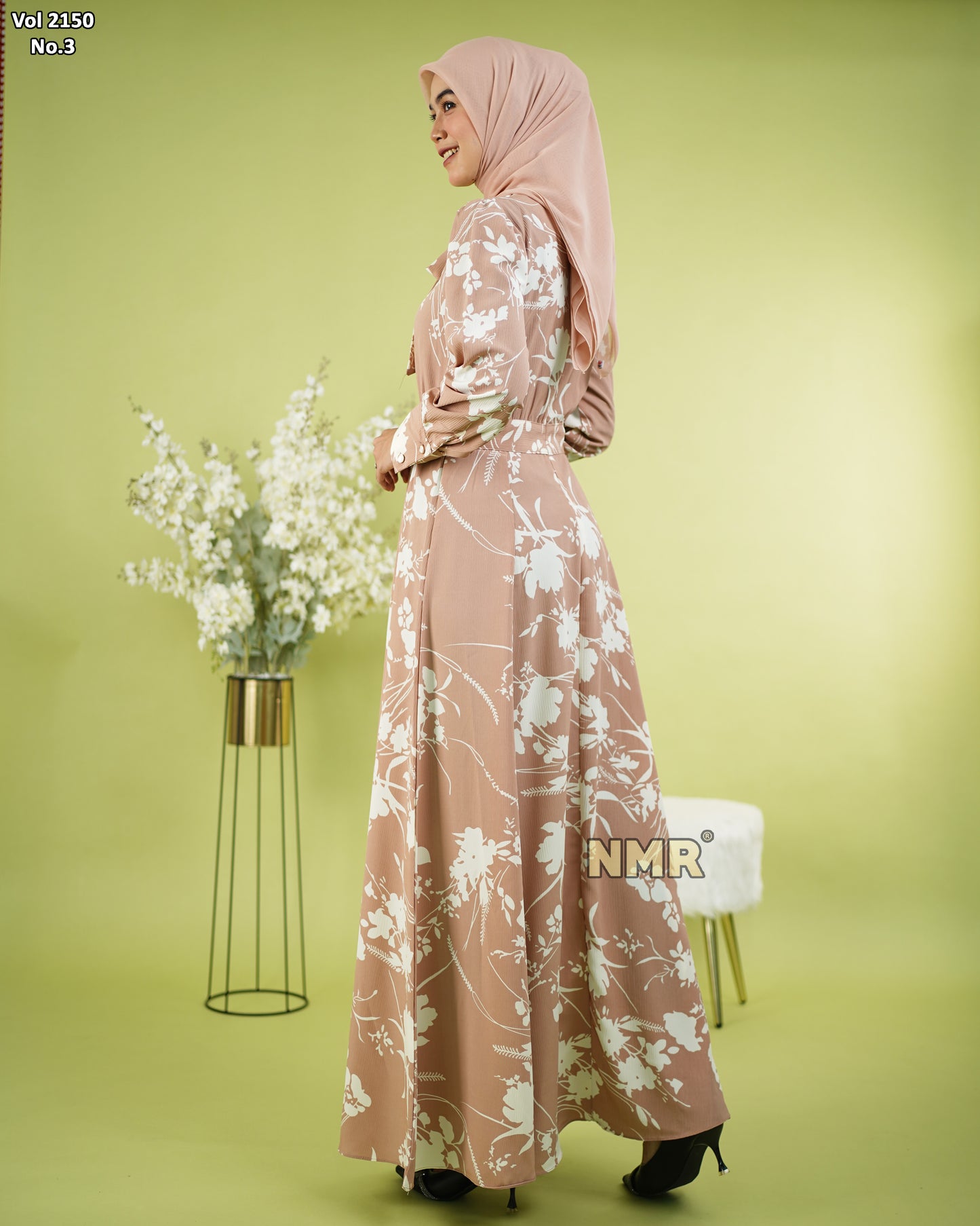 NMR Gamis Ice Lotus Vol 2150-3 (Resleting Belakang)