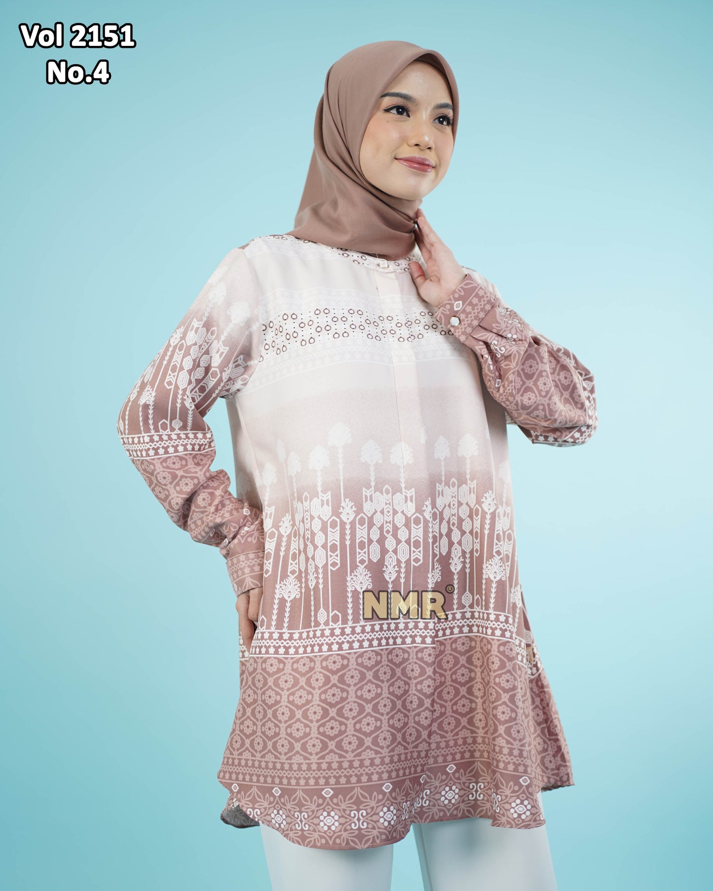 NMR Kemeja Blouse MS Vol 2151-4 (Sanghai)