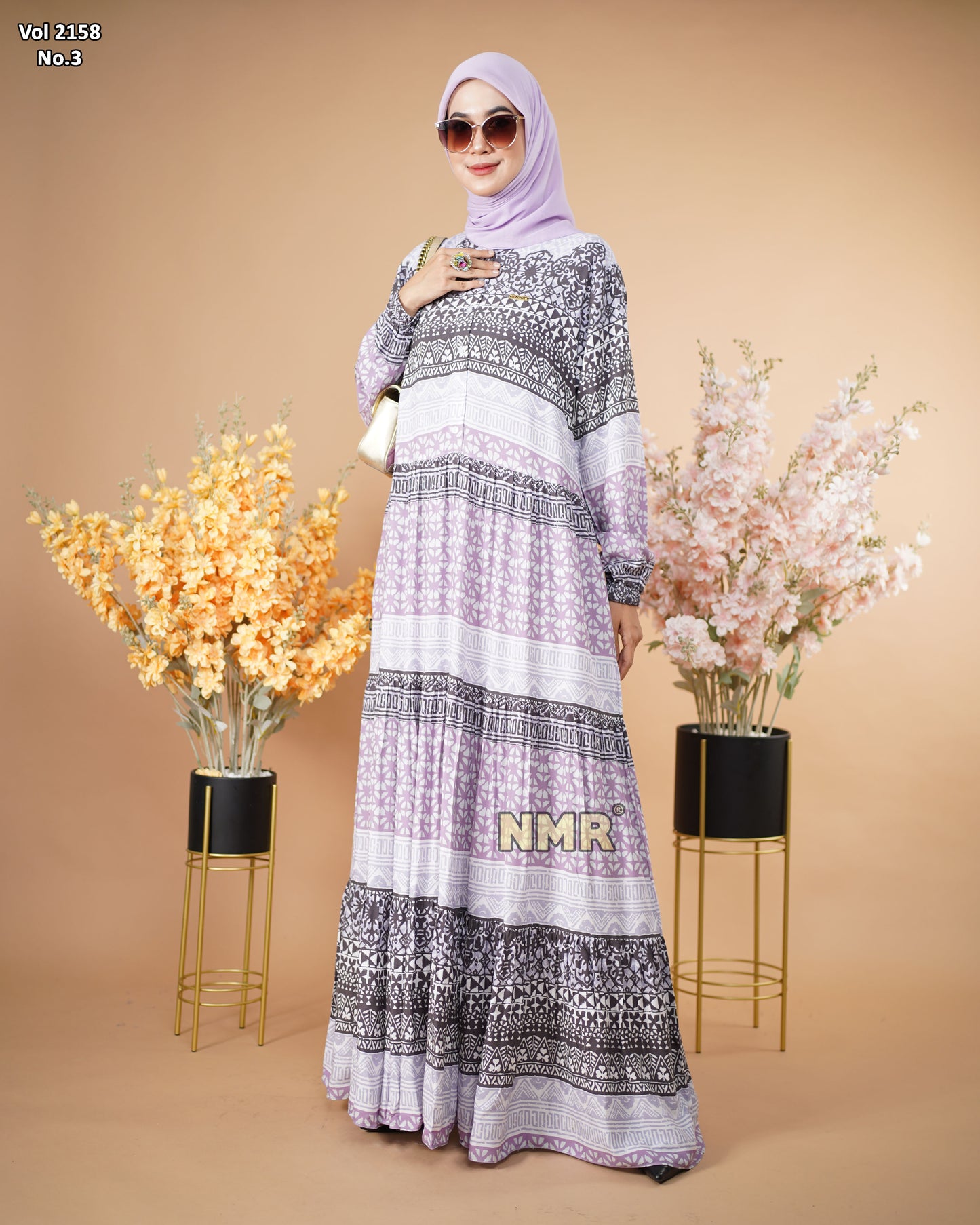 NMR Gamis Rayon Viscose Import Vol 2158-3(Sanghai)