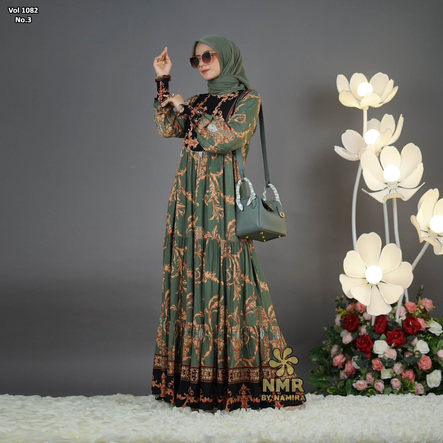 NMR Gamis Rayon Viscose Vol 1082-3