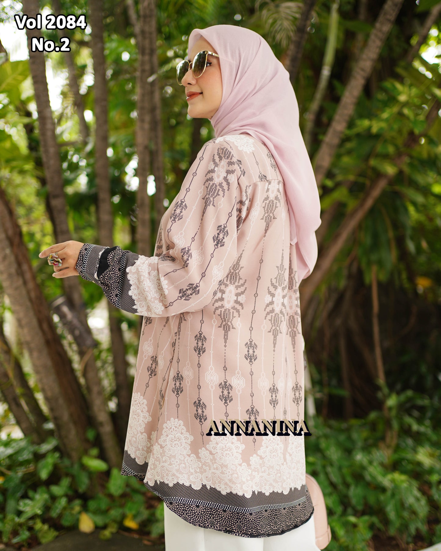 NMR Kemeja Blouse LR Vol 2084-2 (Sanghai)