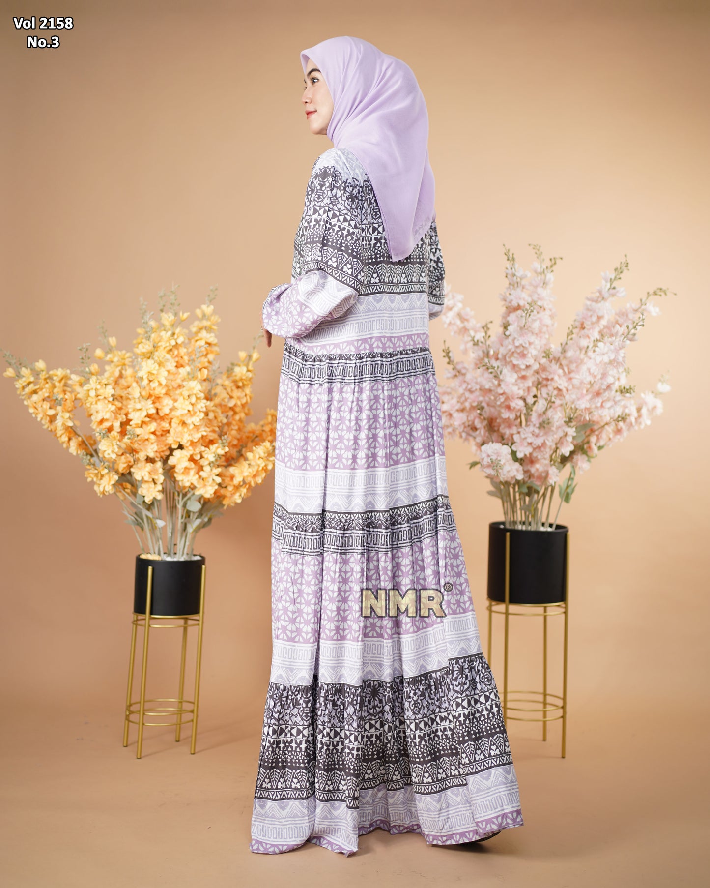 NMR Gamis Rayon Viscose Import Vol 2158-3(Sanghai)
