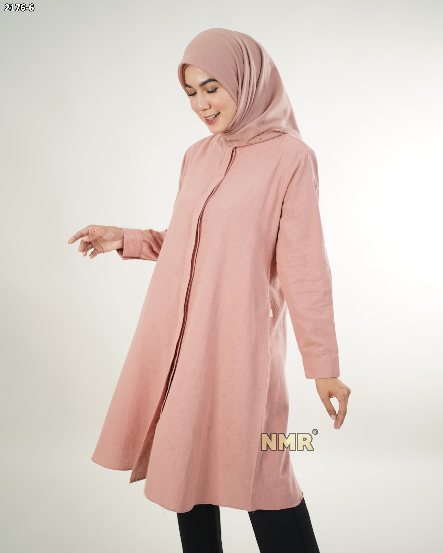 NMR Kemeja Blouse Tunik Katun Jaguard Vol 2176-6 (Sanghai)