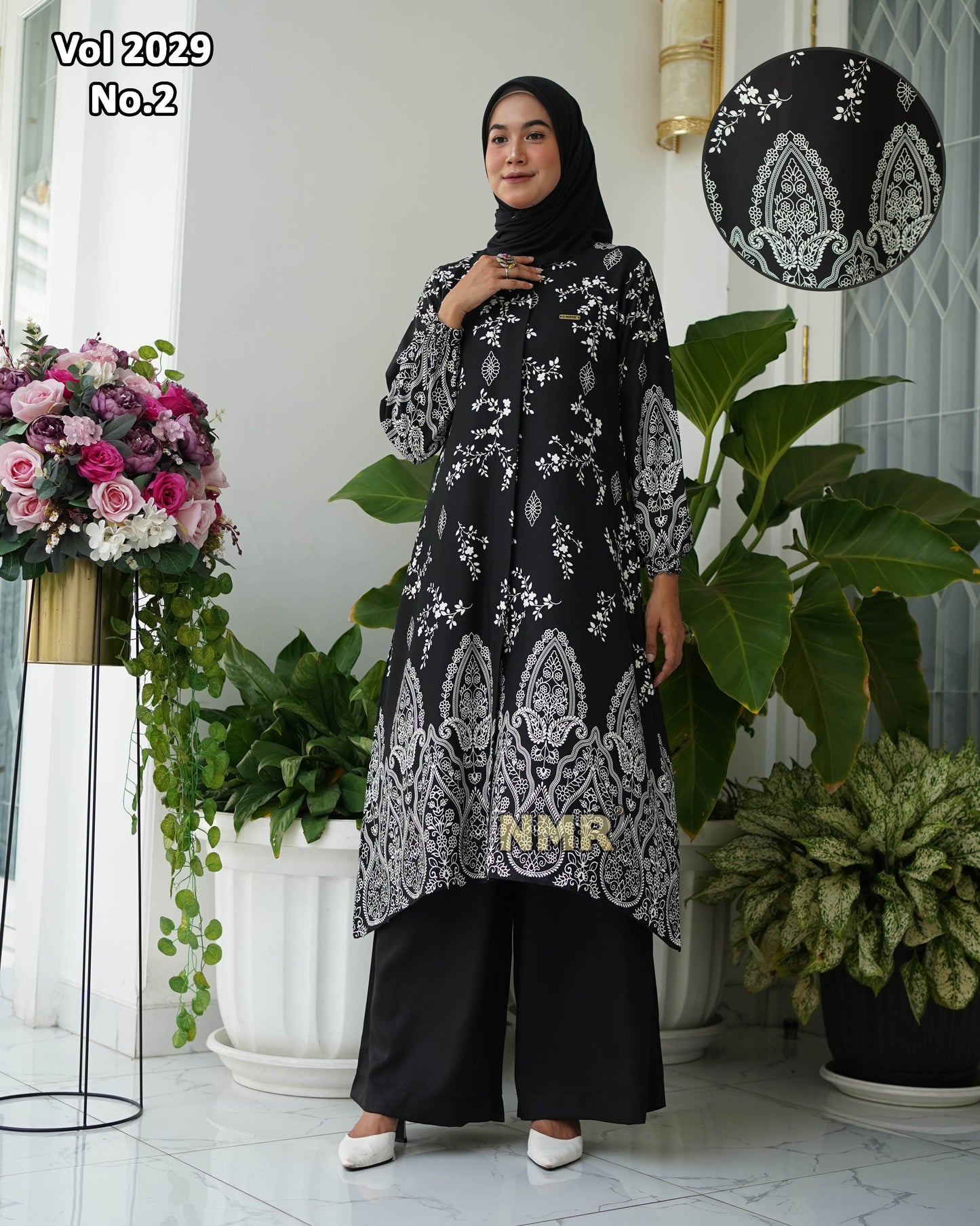 NMR Setelan Celana Kulot Tunik MS Vol 2029-2