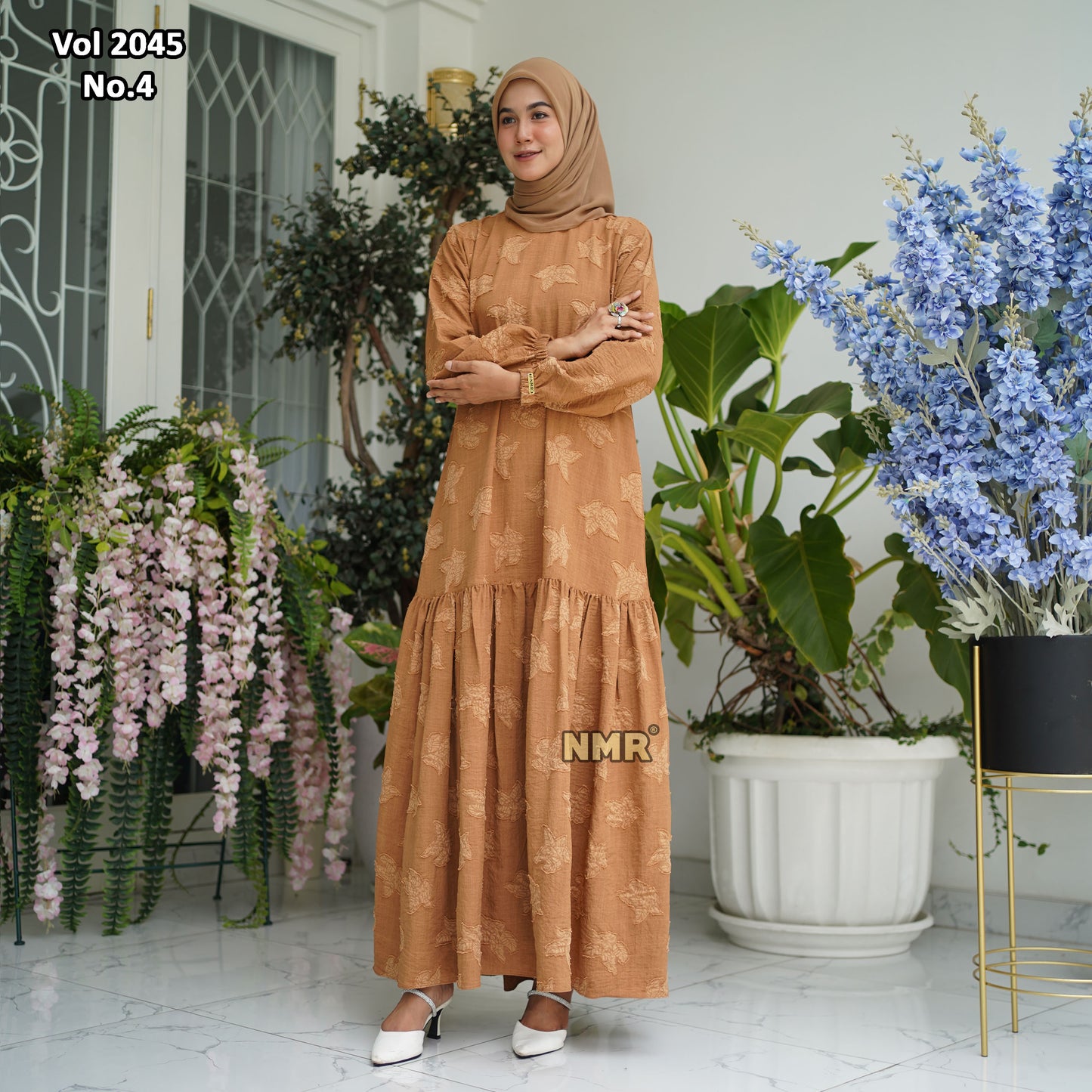 NMR Gamis Jaquard Vol 2045-4 (Resleting Belakang)