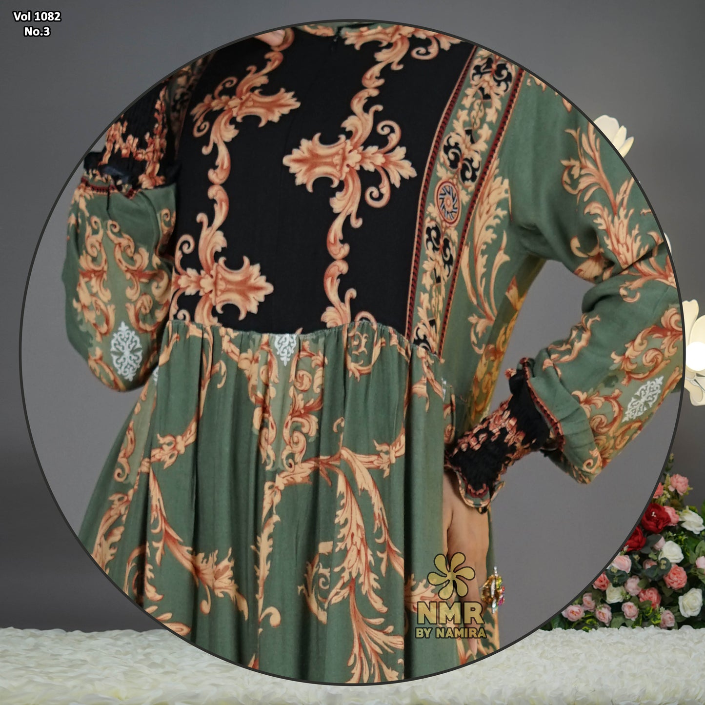 NMR Gamis Rayon Viscose Vol 1082-3