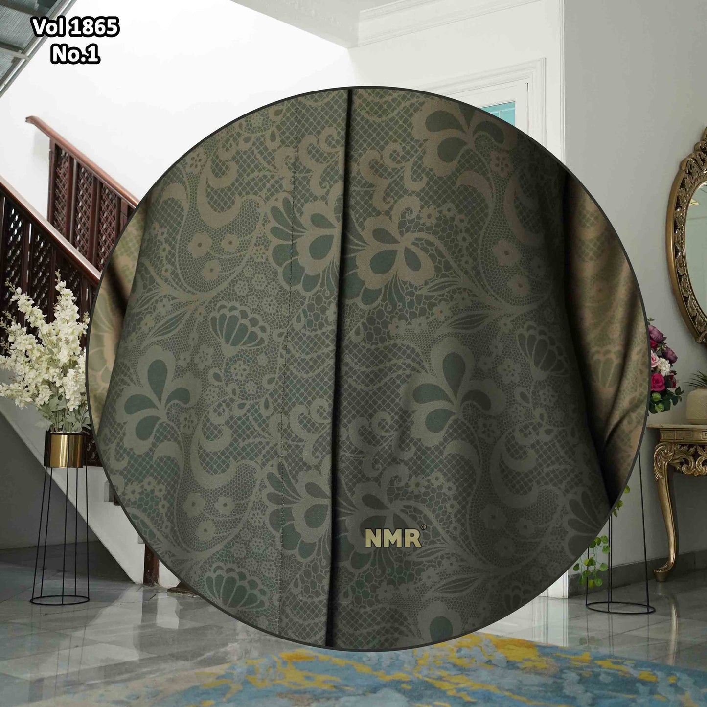 NMR Setelan Celana Kulot Tunik Armn Silk Vol 1865-1